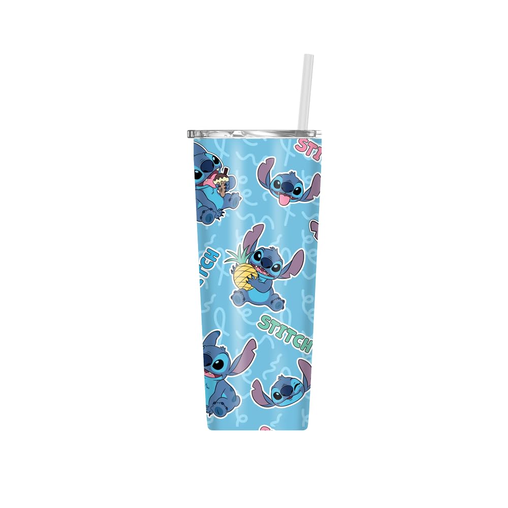 Foto 2 pulgar | Vaso Plateado Buffalo Disney Lilo And Stitch 650 Ml - Venta Internacional.