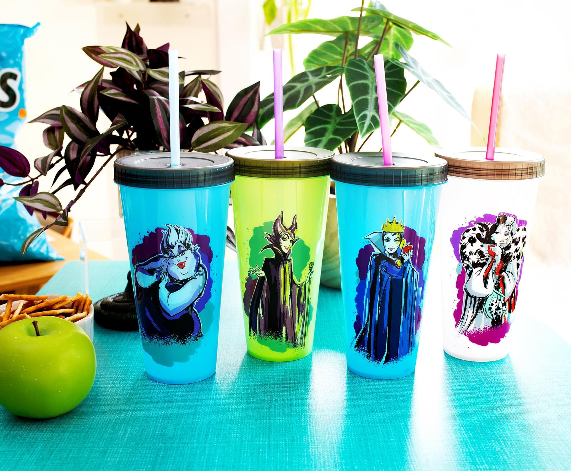 Foto 3 pulgar | Vaso Plateado Buffalo Disney Villains Devious Group, 700 Ml, Paquete De 4 - Venta Internacional.