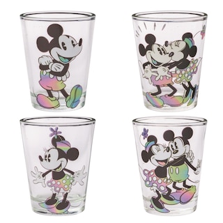 Foto 1 | Juego De Minivasos Silver Buffalo Disney Mickey Minnie, 45 Ml, 4 Unidades - Venta Internacional.