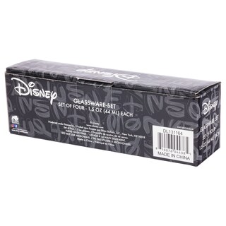 Foto 6 | Juego De Minivasos Silver Buffalo Disney Mickey Minnie, 45 Ml, 4 Unidades - Venta Internacional.