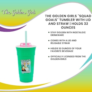 Foto 7 | Vaso De Plástico Silver Buffalo Golden Girls De 32 Ml Con Tapa - Venta Internacional.