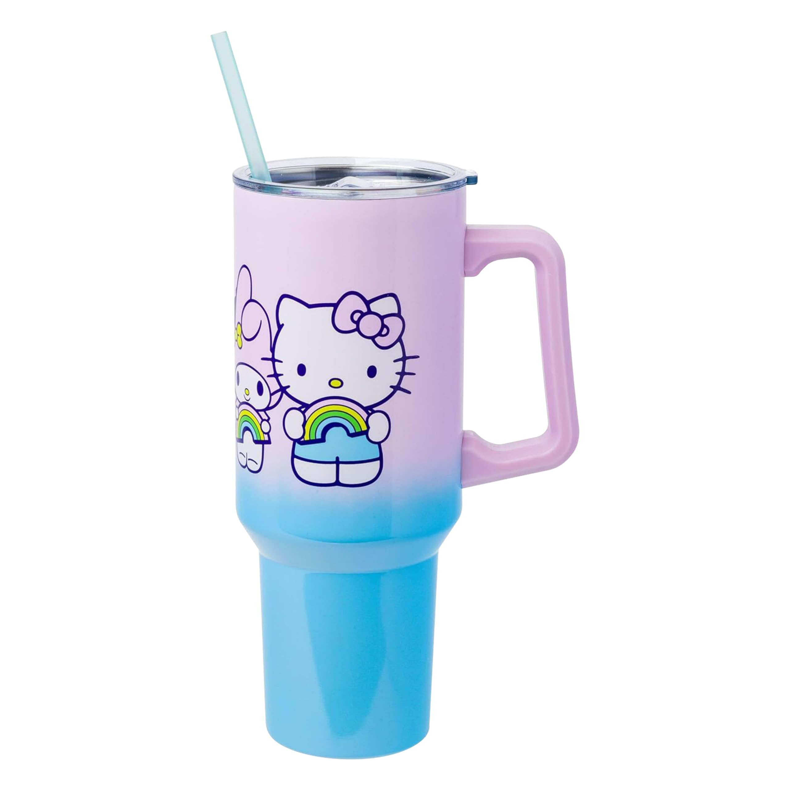 Foto 2 pulgar | Vaso Plateado Buffalo Sanrio Hello Kitty De Acero Inoxidable, 1,2 L - Venta Internacional.