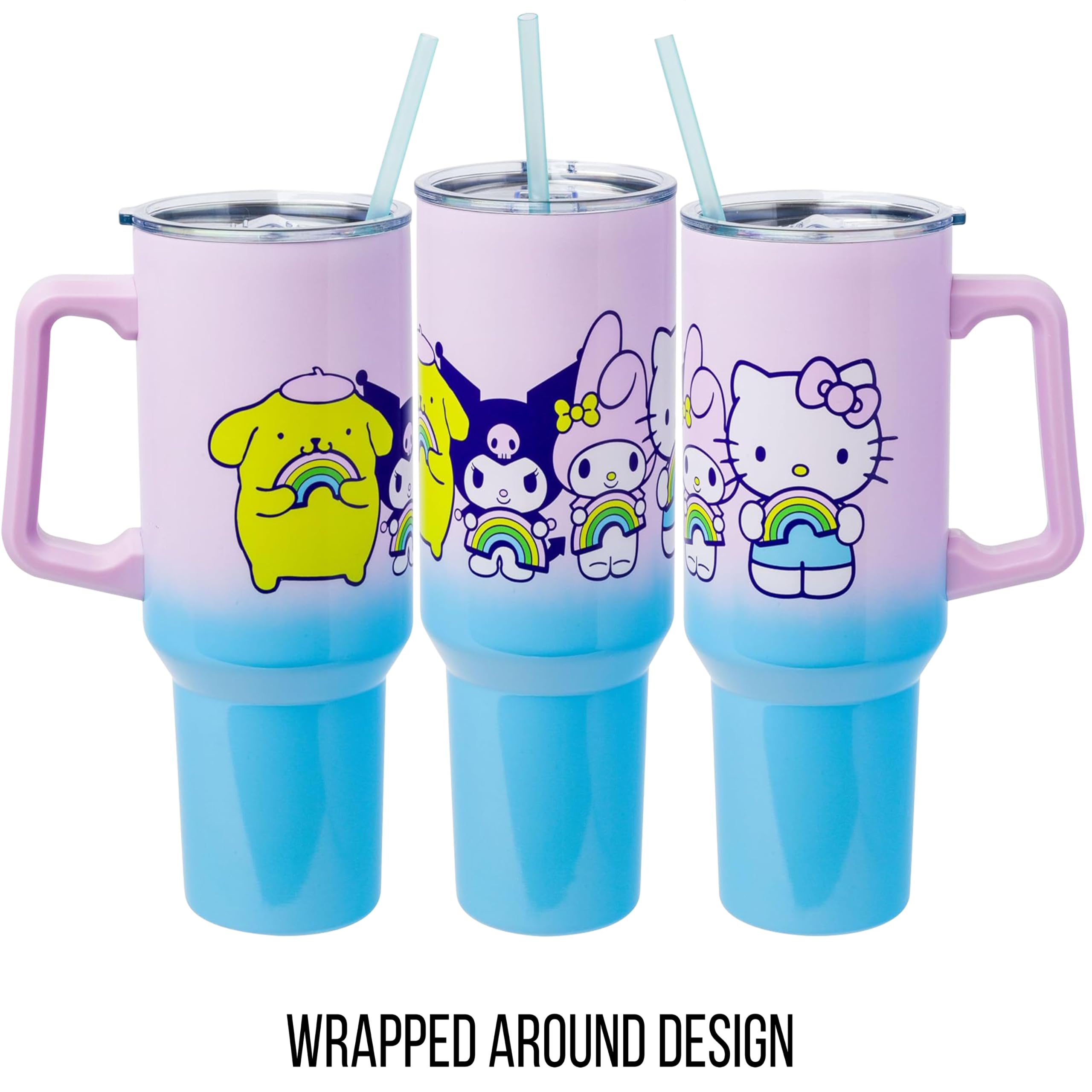 Foto 4 pulgar | Vaso Plateado Buffalo Sanrio Hello Kitty De Acero Inoxidable, 1,2 L - Venta Internacional.