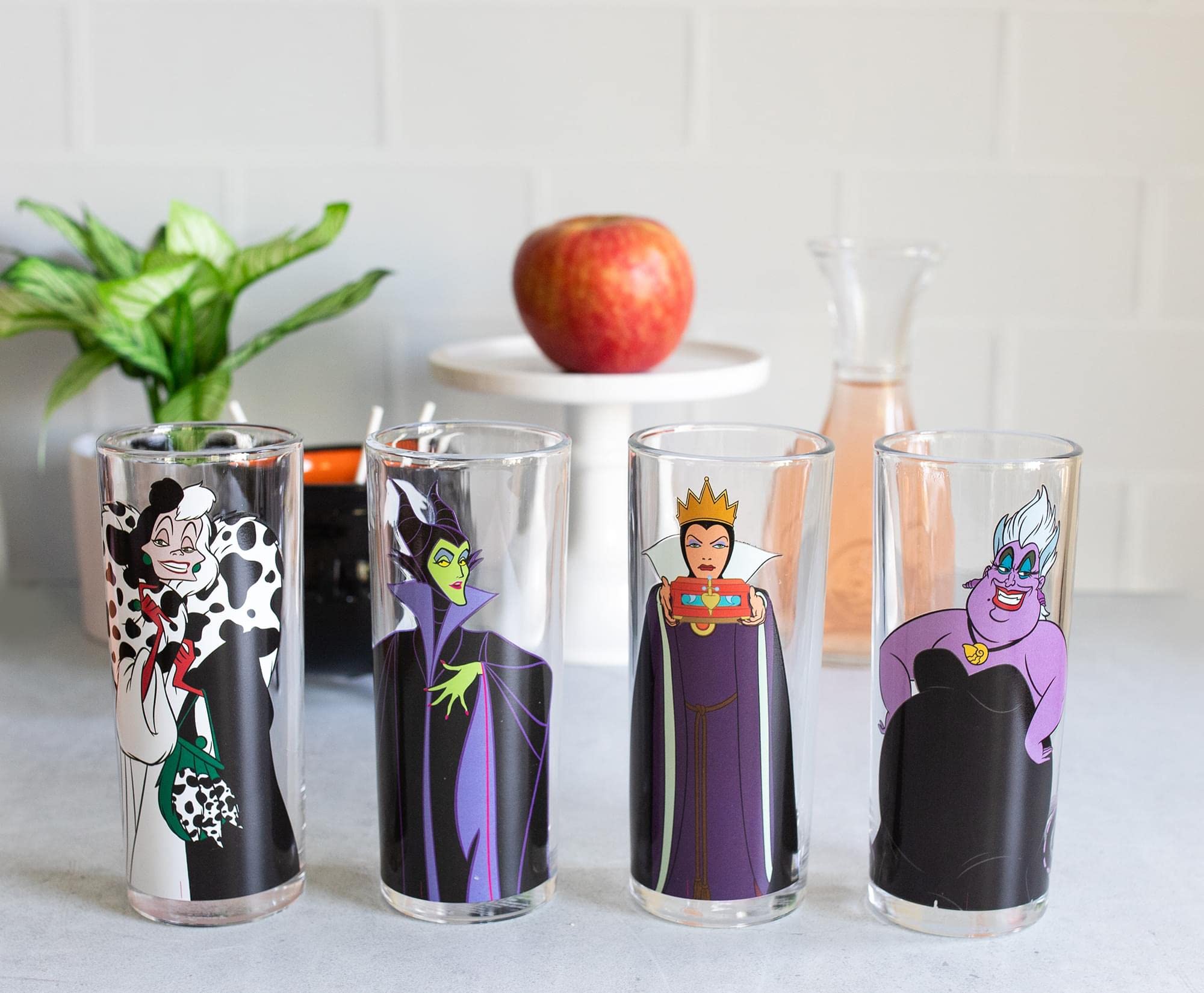 Foto 3 pulgar | Vasos Con Diseño De Villanos De Disney, 300 Ml, Juego De 4 Artículos De Bar Para El Hogar - Venta Internacional.