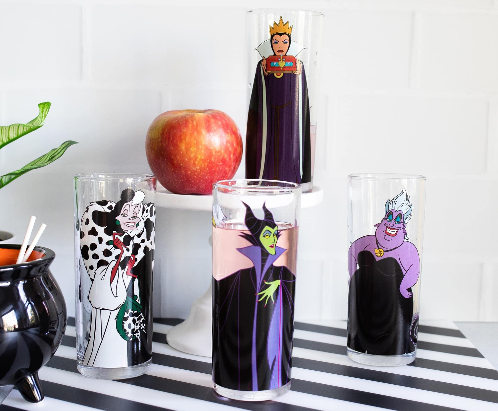 Foto 7 pulgar | Vasos Con Diseño De Villanos De Disney, 300 Ml, Juego De 4 Artículos De Bar Para El Hogar - Venta Internacional.