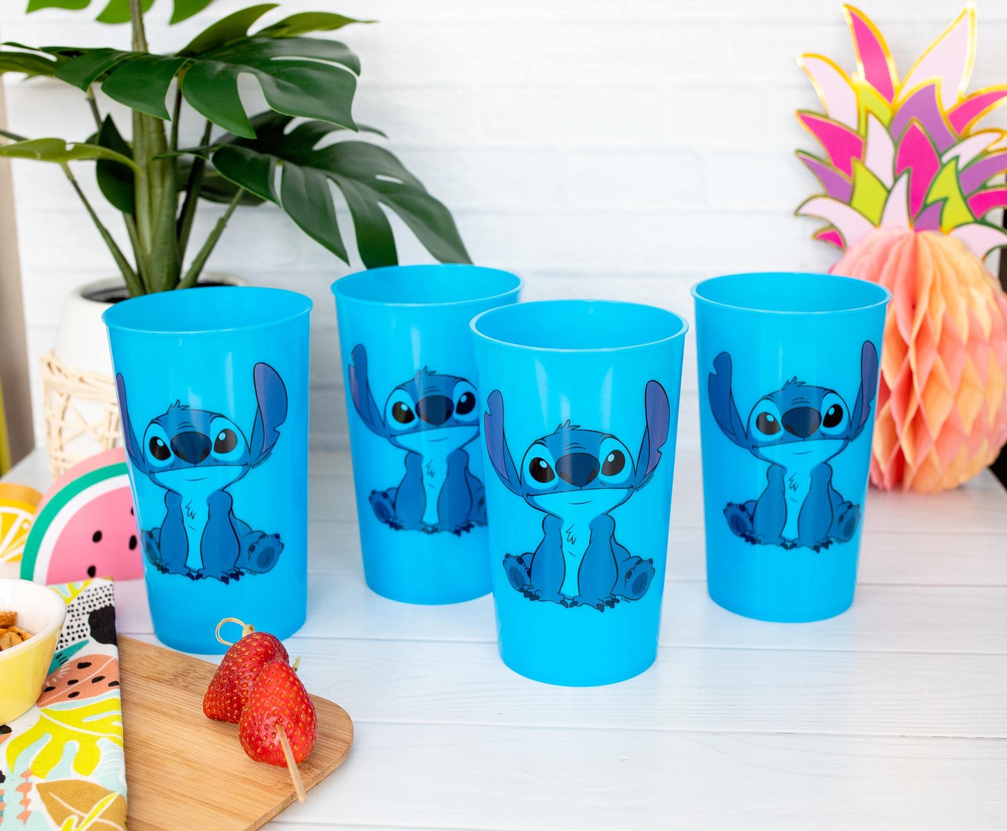 Foto 4 pulgar | Set De Vasos Silver Buffalo Disney Lilo And Stitch Con Cambio De Color - Venta Internacional.