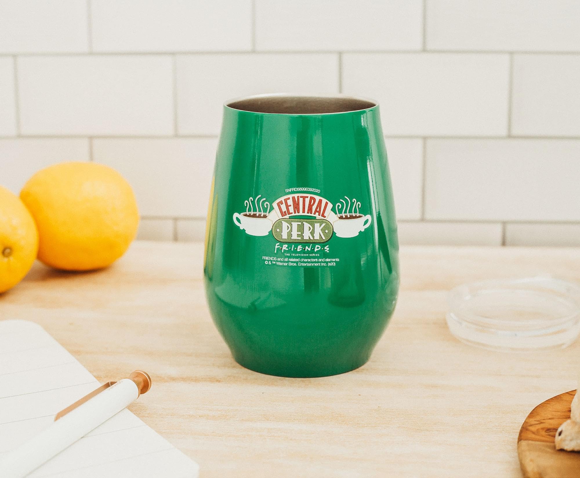 Foto 4 pulgar | Vaso De Vino Silver Buffalo Friends Central Perk 300 Ml - Venta Internacional.
