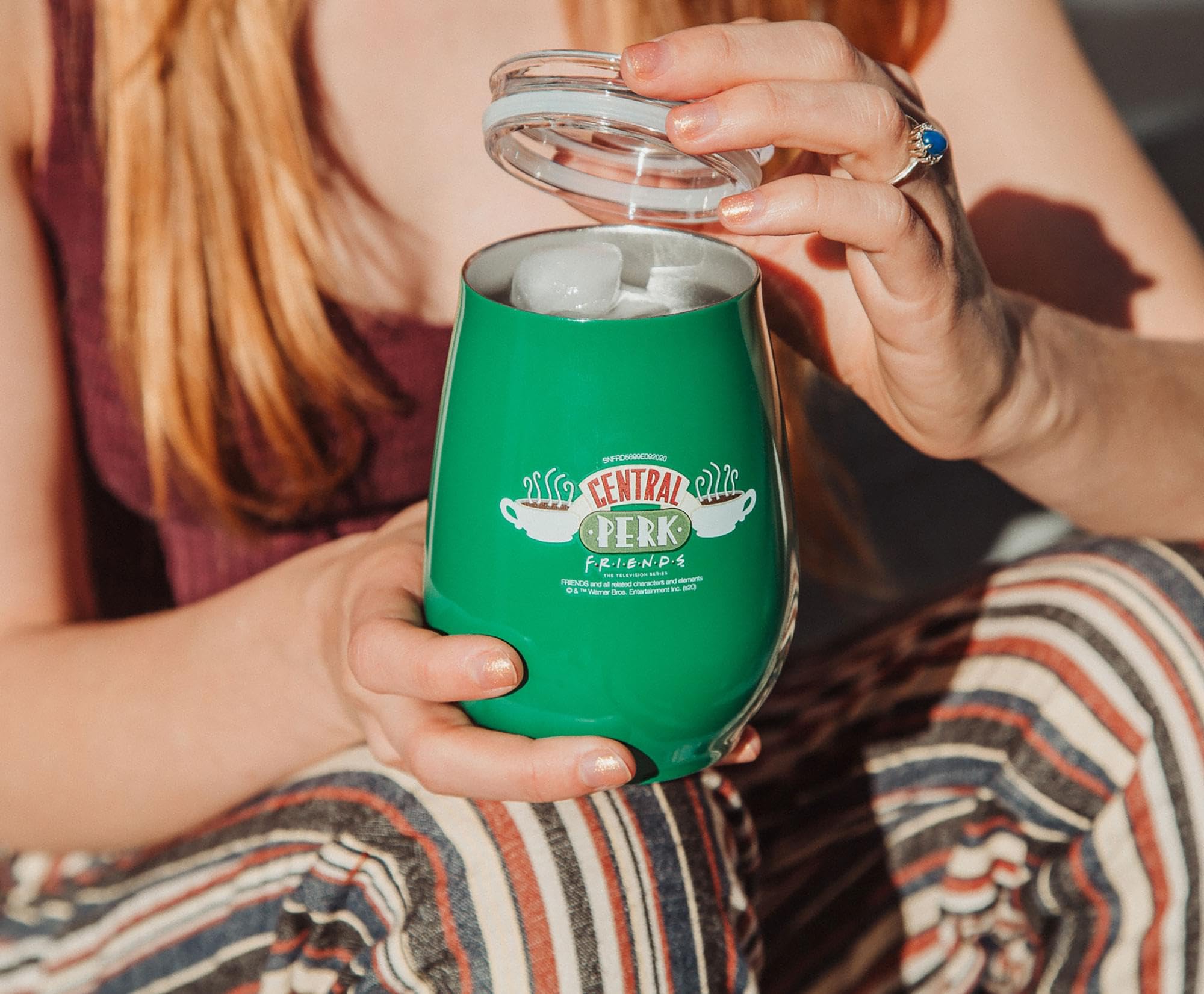 Foto 5 pulgar | Vaso De Vino Silver Buffalo Friends Central Perk 300 Ml - Venta Internacional.