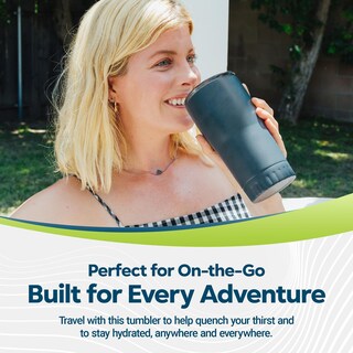 Foto 5 | Vaso Silver Buffalo De Doble Pared, Acero Inoxidable 18/8, 590 Ml - Venta Internacional.
