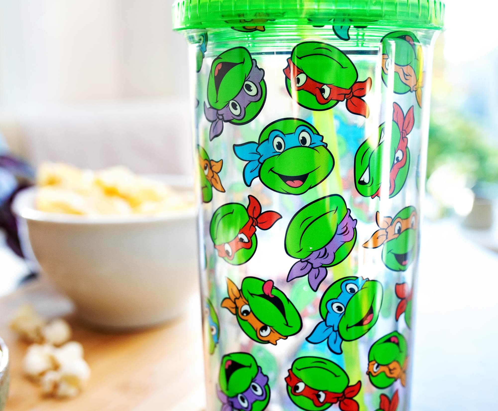 Foto 5 pulgar | Vaso Carnival Cup Plateado De Buffalo Teenage Mutant Ninja Turtles - Venta Internacional.