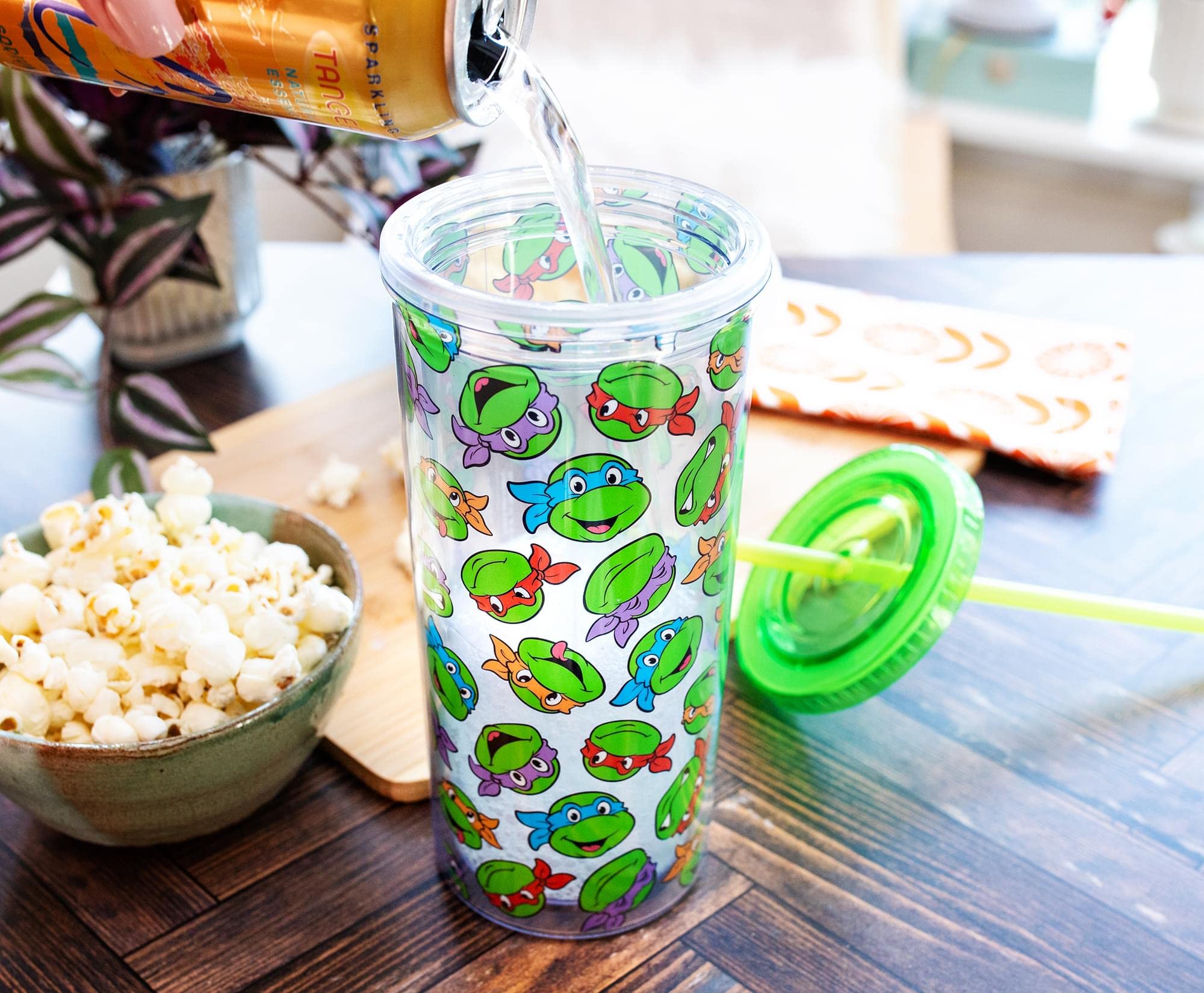 Foto 7 pulgar | Vaso Carnival Cup Plateado De Buffalo Teenage Mutant Ninja Turtles - Venta Internacional.