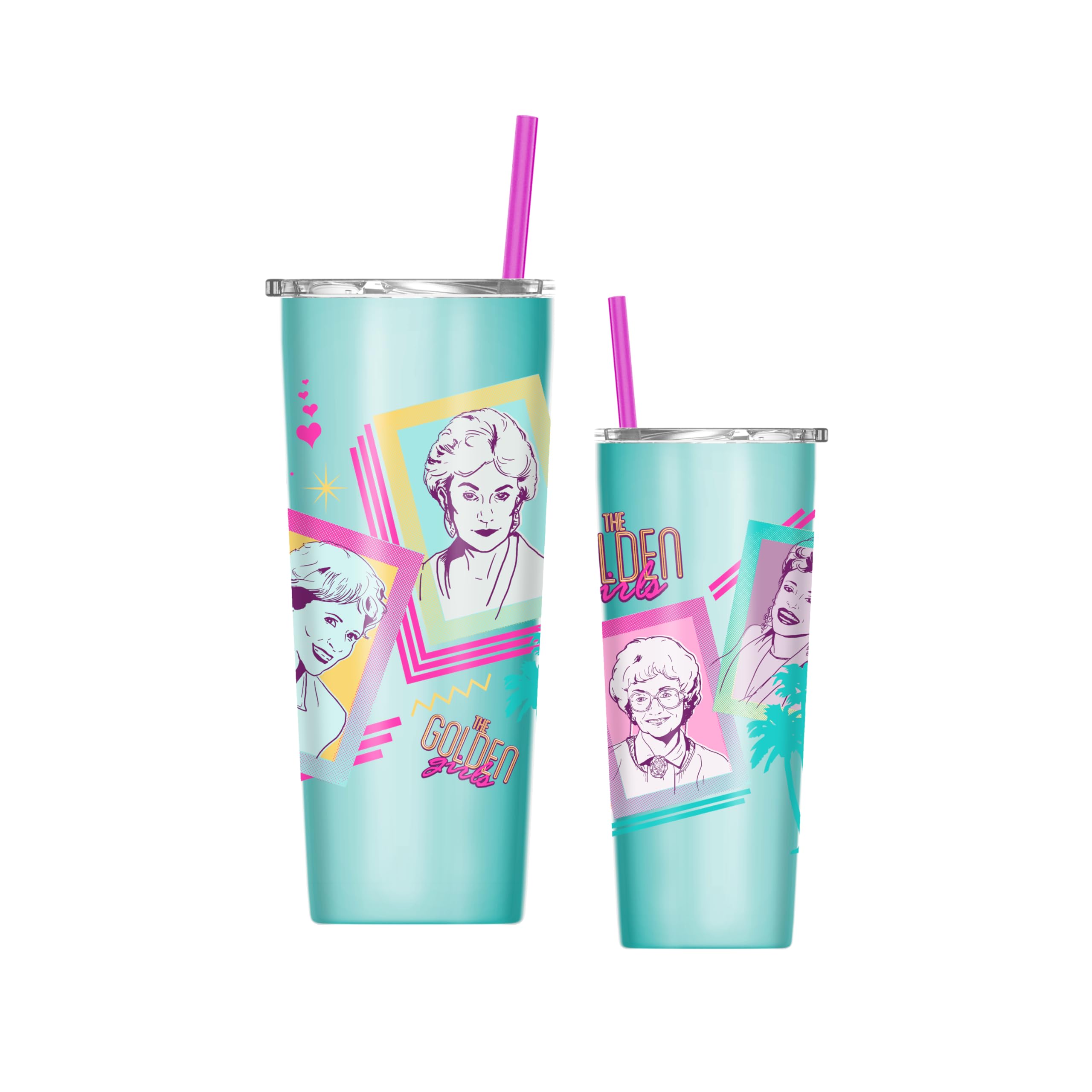 Foto 2 pulgar | Vaso Plateado Buffalo Golden Girls Retro De Acero Inoxidable De 650 Ml - Venta Internacional.