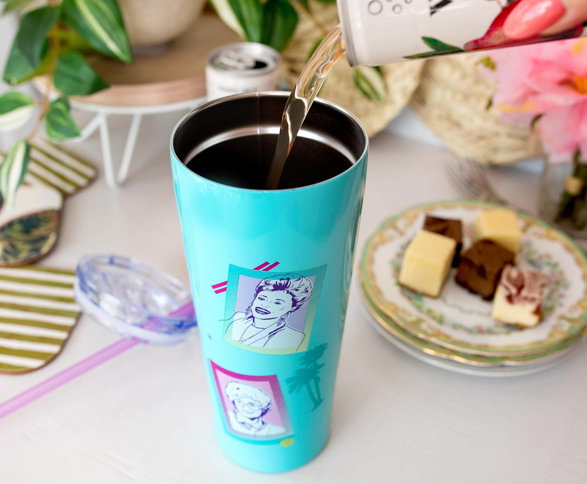 Foto 3 pulgar | Vaso Plateado Buffalo Golden Girls Retro De Acero Inoxidable De 650 Ml - Venta Internacional.