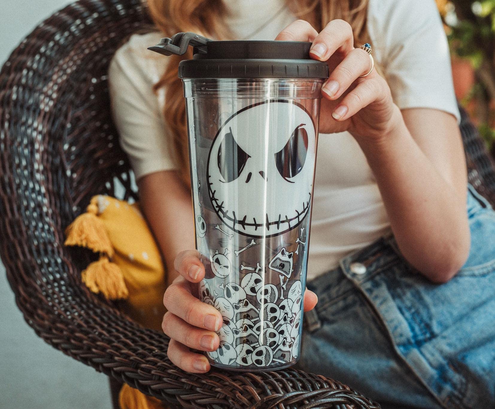 Foto 4 pulgar | Vaso De Viaje Plateado Buffalo Disney Nightmare Before Christmas Jack, 700 Ml - Venta Internacional.