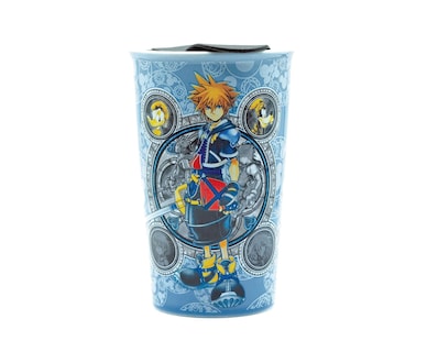 Foto 1 | Taza De Viaje De Cerámica Plateada Buffalo Kingdom Hearts, 10 Ml - Venta Internacional.