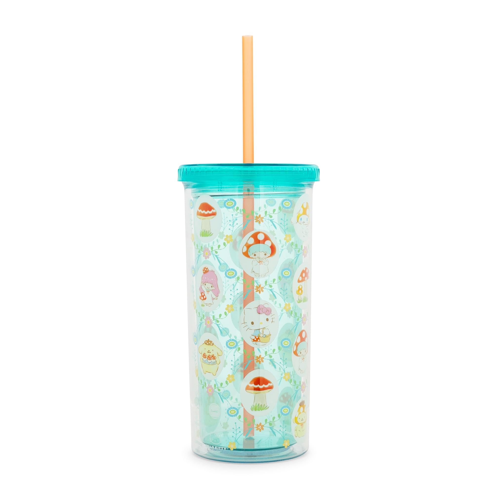 Foto 2 pulgar | Copa Carnival Cup Silver Buffalo Sanrio Hello Kitty De 600 Ml Con Tapa - Venta Internacional.