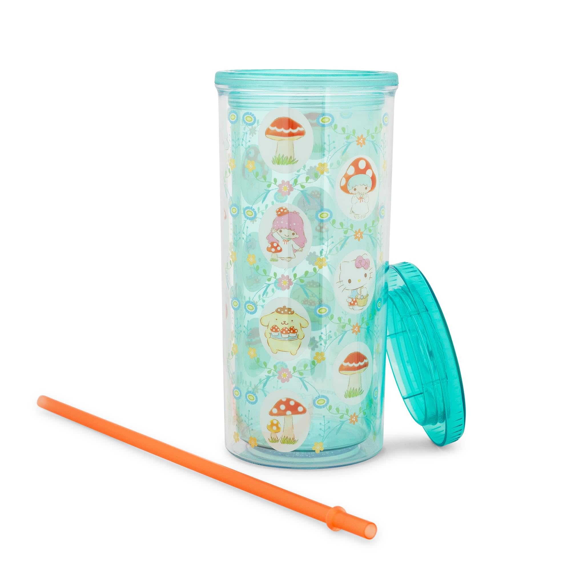 Foto 4 pulgar | Copa Carnival Cup Silver Buffalo Sanrio Hello Kitty De 600 Ml Con Tapa - Venta Internacional.