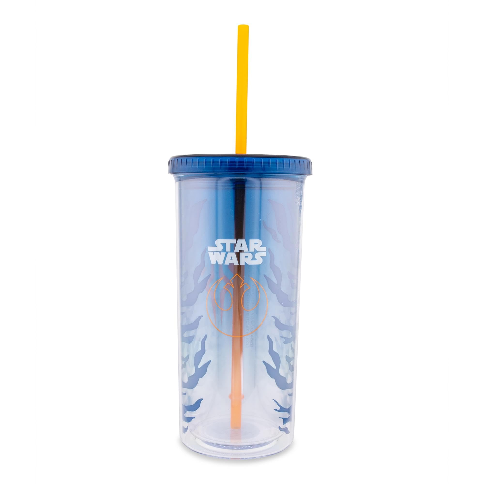 Foto 2 pulgar | Copa Carnival Star Wars Ahsoka Tano De Plástico De 600 Ml Con Tapa Y Pajita - Venta Internacional.