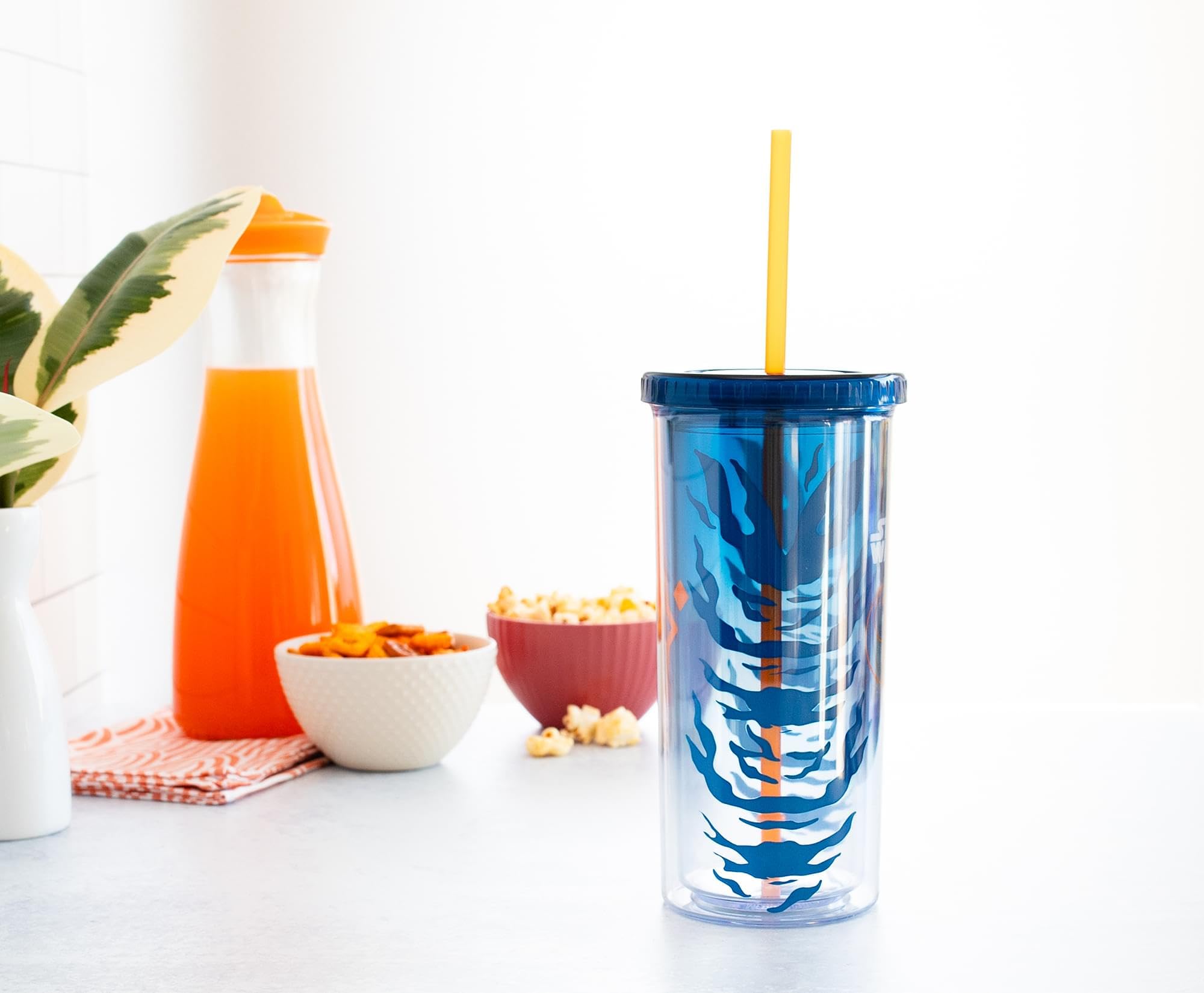 Foto 5 | Copa Carnival Star Wars Ahsoka Tano De Plástico De 600 Ml Con Tapa Y Pajita - Venta Internacional.
