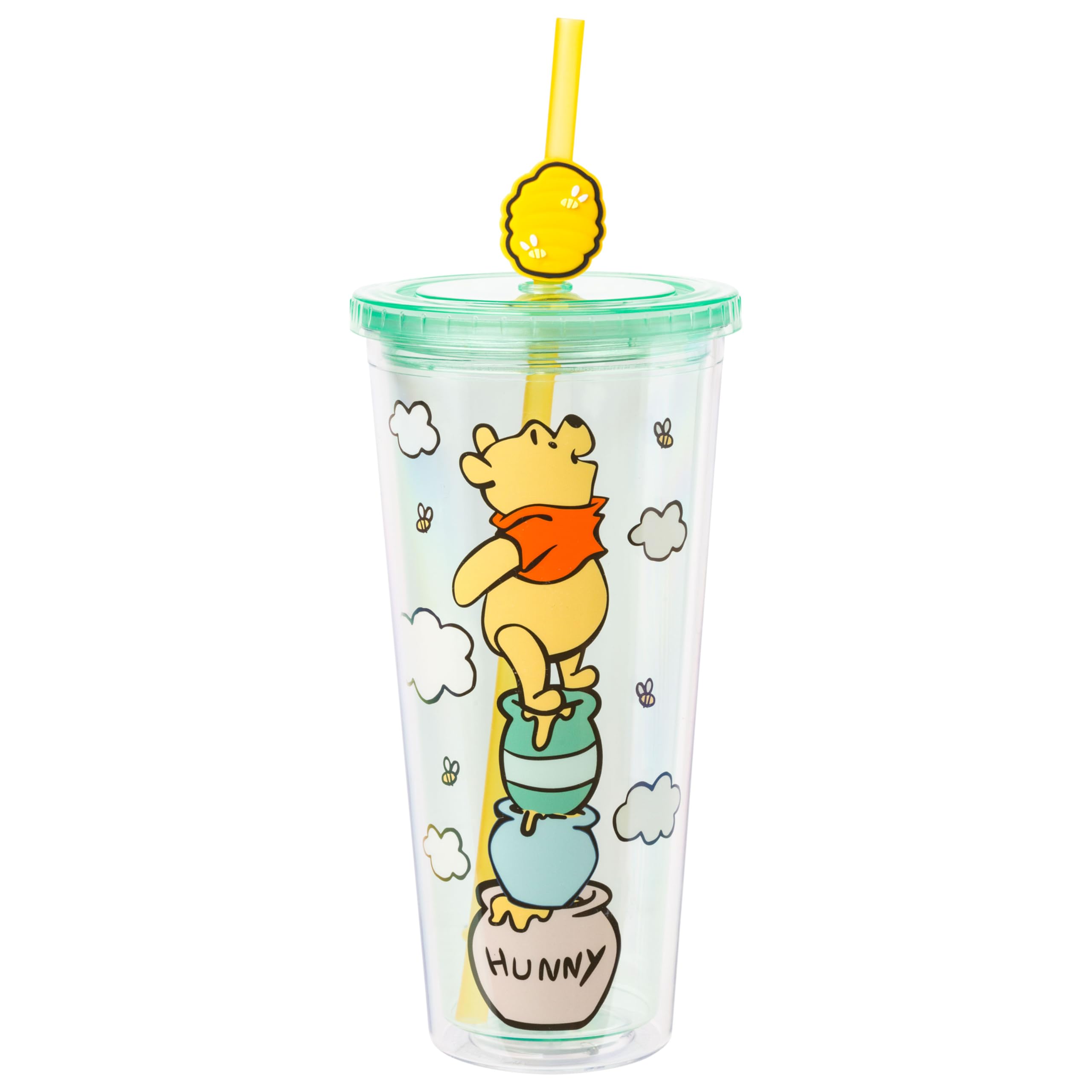 Foto 2 pulgar | Bote Cold Cup Silver Buffalo Winnie The Pooh Hunny De 700 Ml - Venta Internacional.