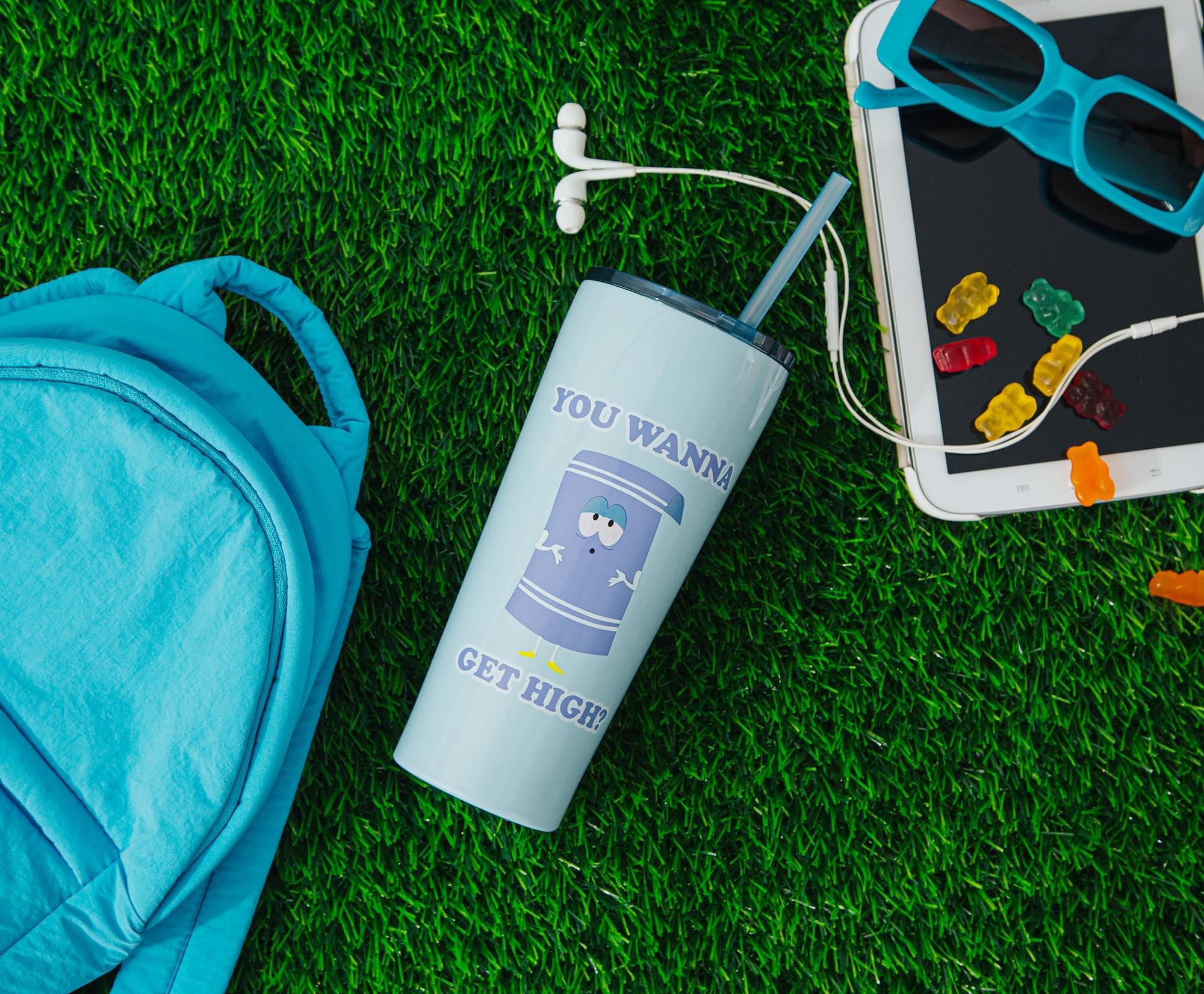Foto 5 pulgar | Vaso De Viaje Silver Buffalo South Park Towelie 650 Ml - Venta Internacional.