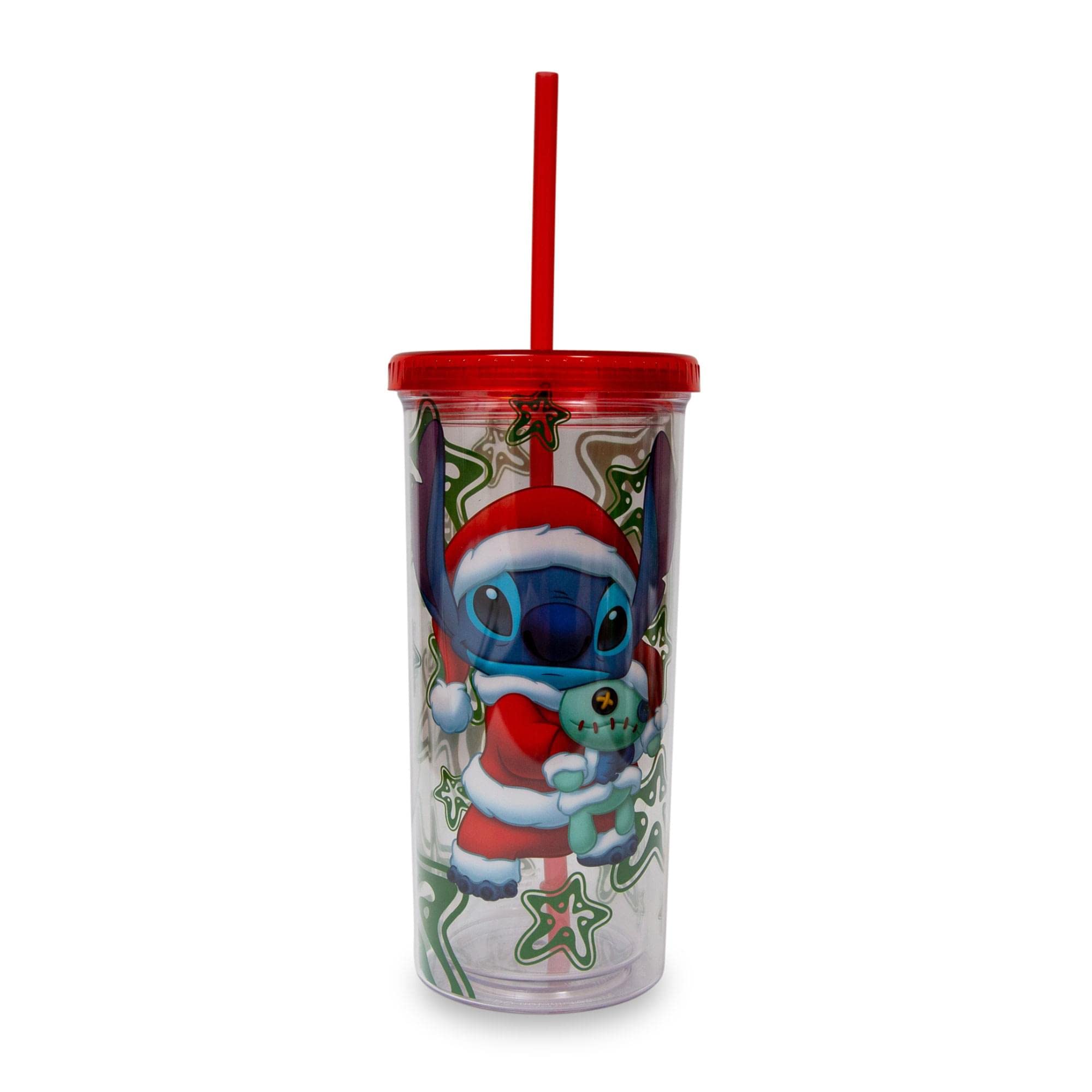 Foto 2 pulgar | Vaso con Popote  Disney Lilo & Stitch 600 ml - Venta Internacional