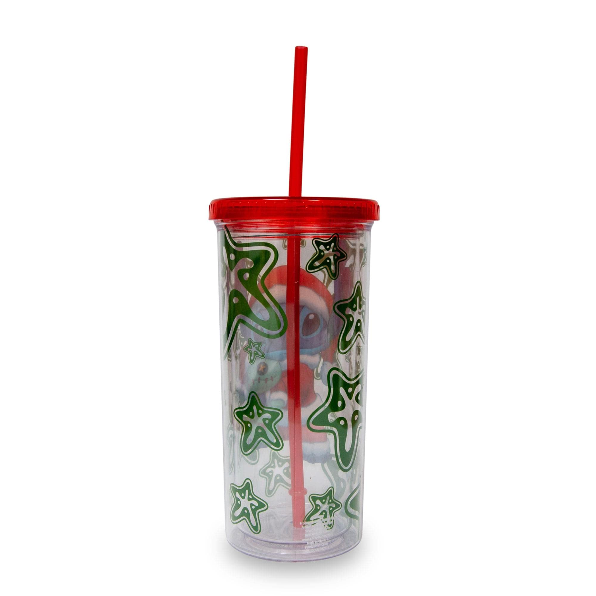 Foto 3 pulgar | Vaso con Popote  Disney Lilo & Stitch 600 ml - Venta Internacional