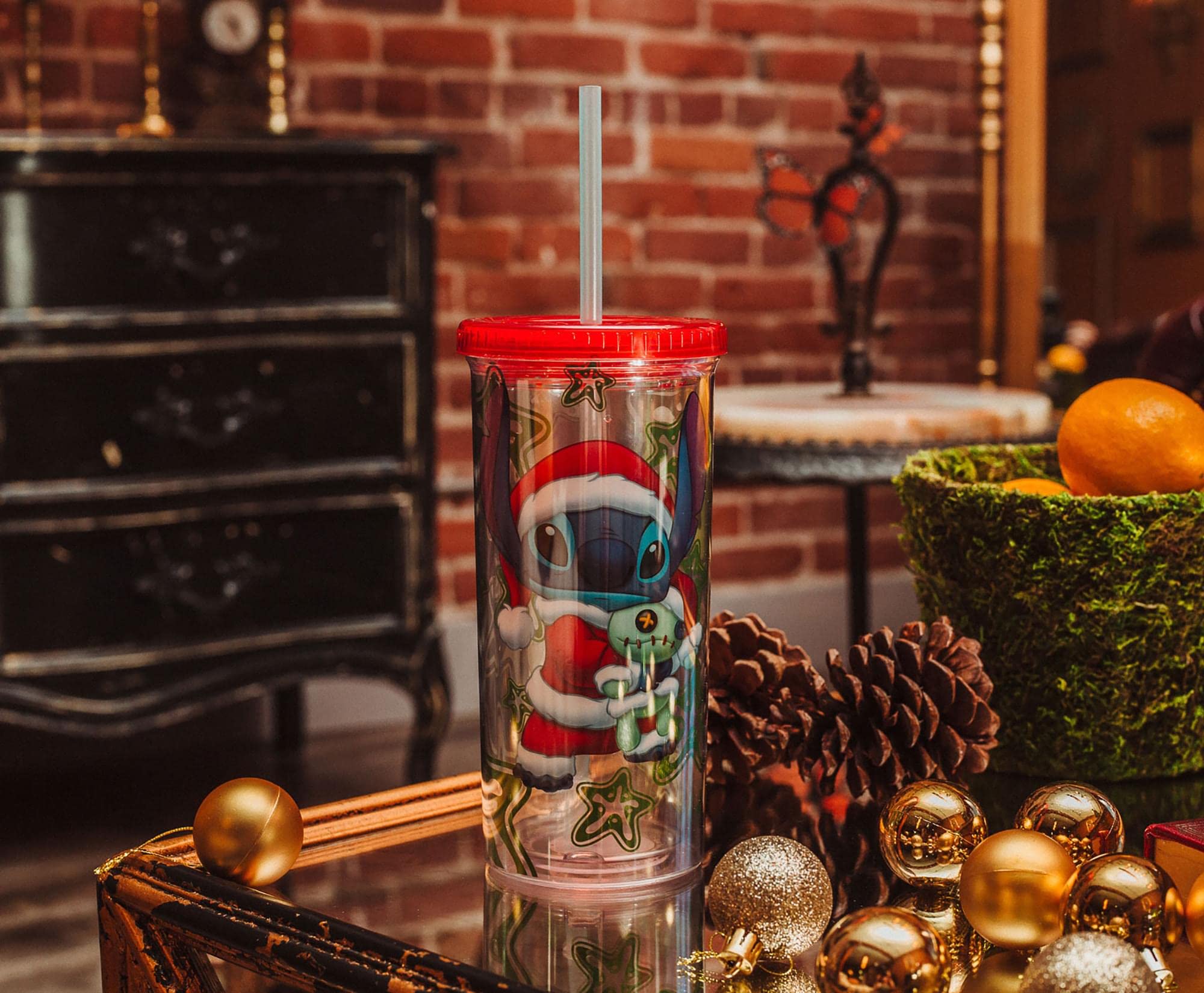 Foto 8 pulgar | Vaso con Popote  Disney Lilo & Stitch 600 ml - Venta Internacional