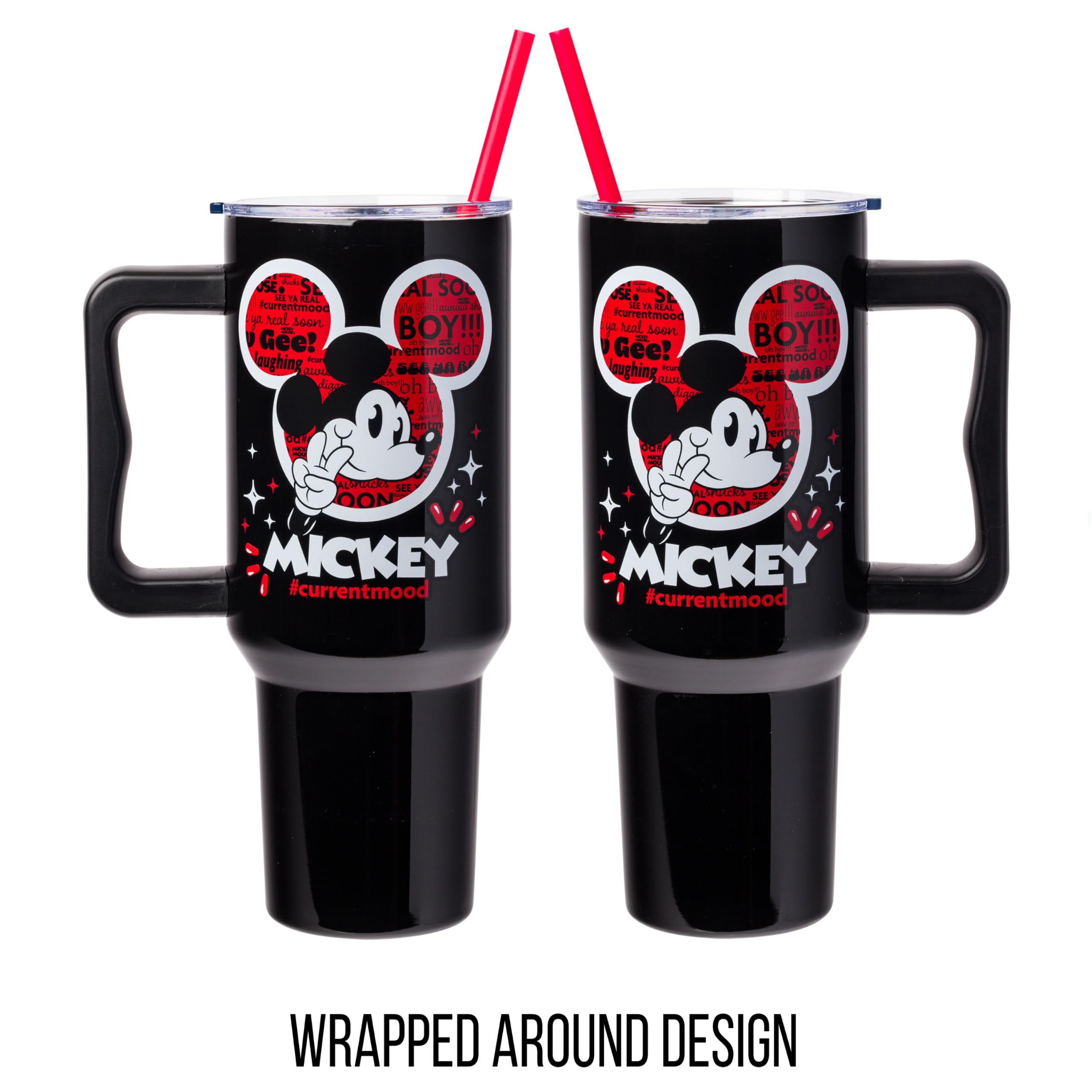 Foto 3 pulgar | Vaso Plateado Buffalo Disney Classic Mickey Mouse 1.2 L - Venta Internacional.