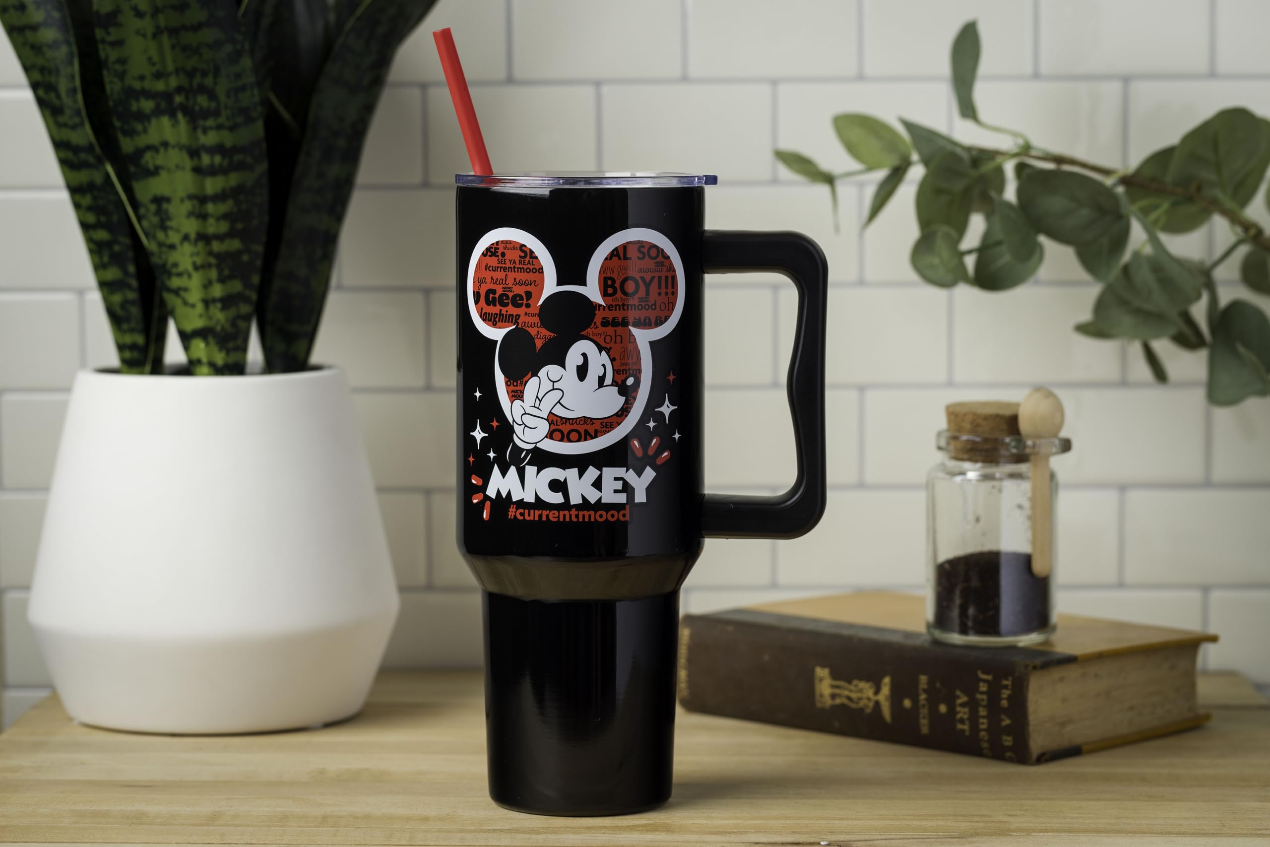 Foto 4 pulgar | Vaso Plateado Buffalo Disney Classic Mickey Mouse 1.2 L - Venta Internacional.