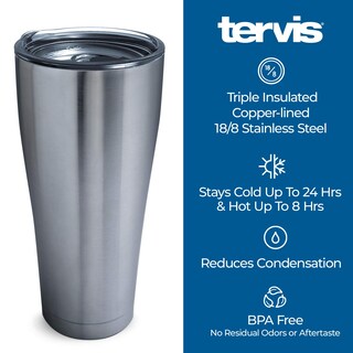 Foto 3 | Vaso Tervis Disney Con Silueta De Mickey, Negro, 900 Ml, Acero Inoxidable - Venta Internacional.