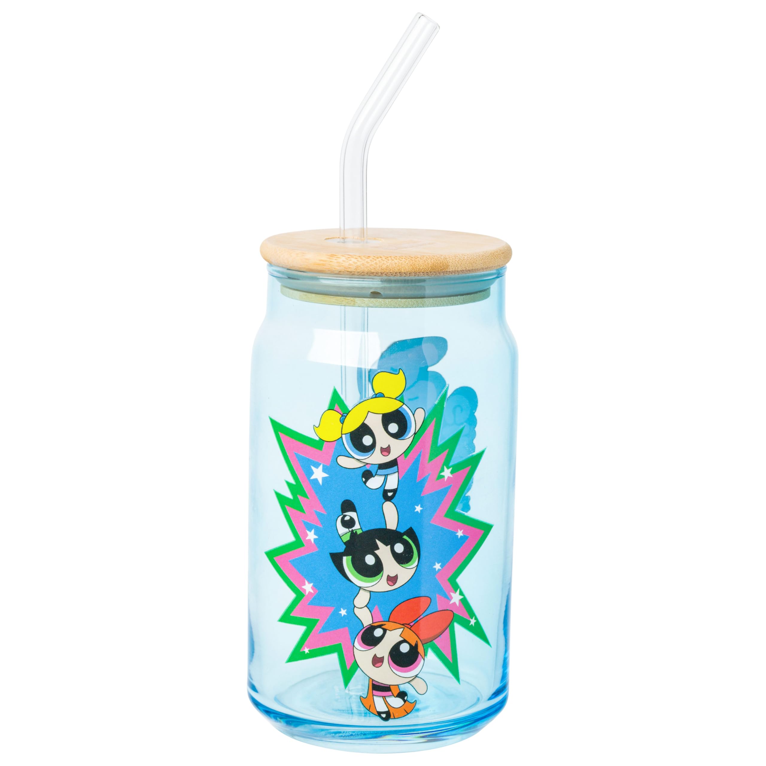 Foto 2 pulgar | Vaso de Cristal Silver Buffalo The Powerpuff Girls de 480 ml-Venta Internacional