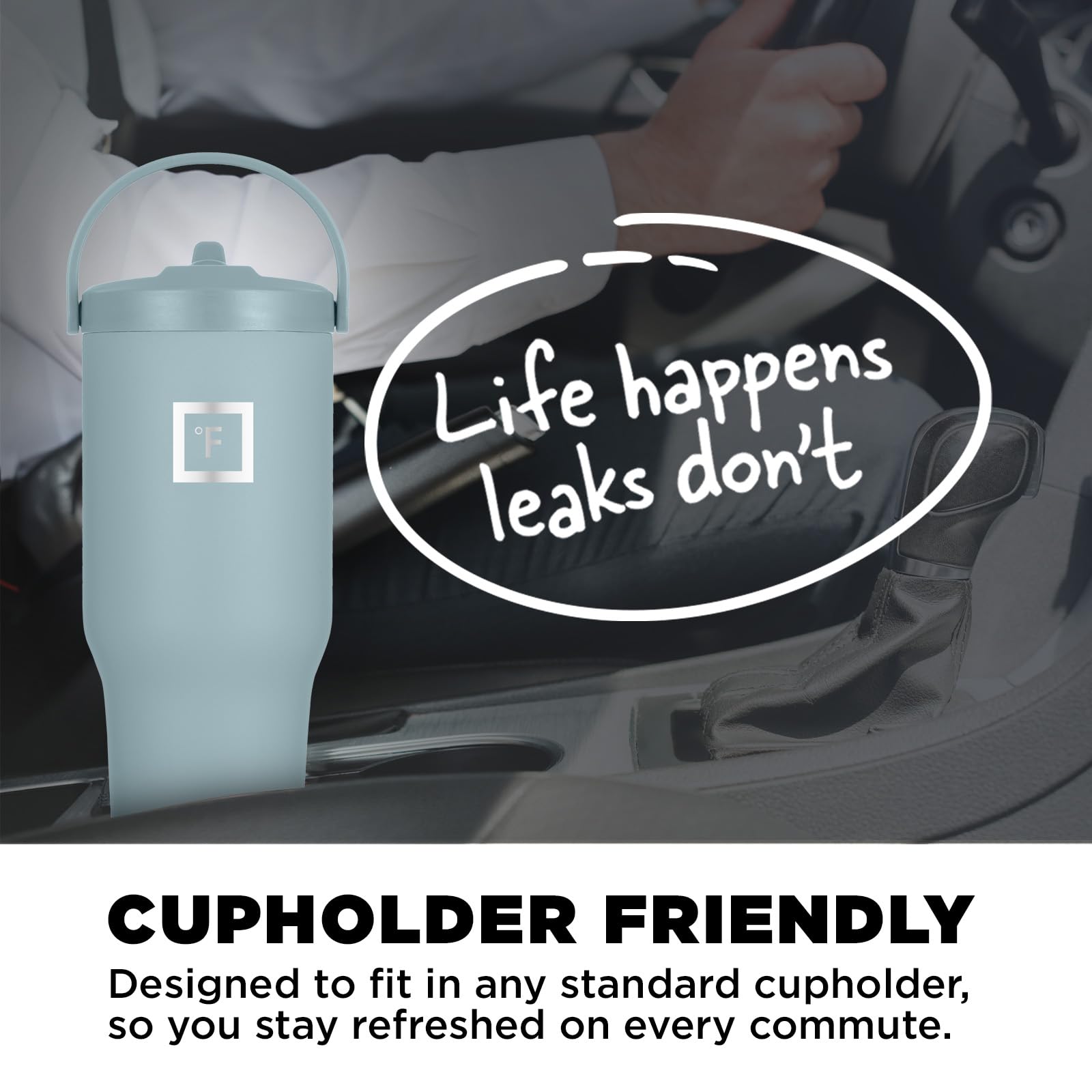 Foto 7 pulgar | Vaso De Agua Iron °flask Sidekick Con Aislamiento De 900 Ml Con Pajita - Venta Internacional.