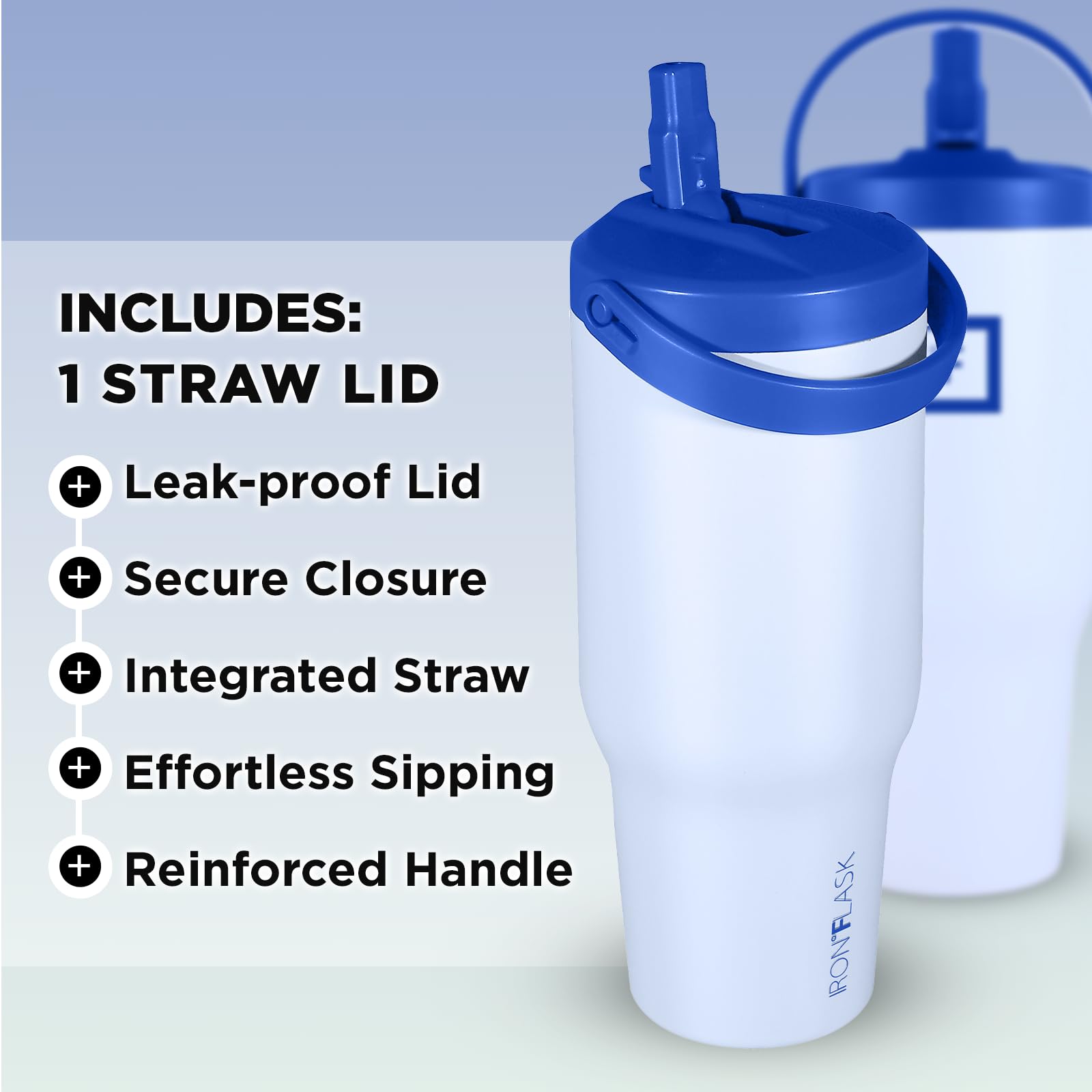 Foto 2 | Vaso De Agua Iron °flask Sidekick Con Aislamiento De Cachemir De 900 Ml - Venta Internacional.