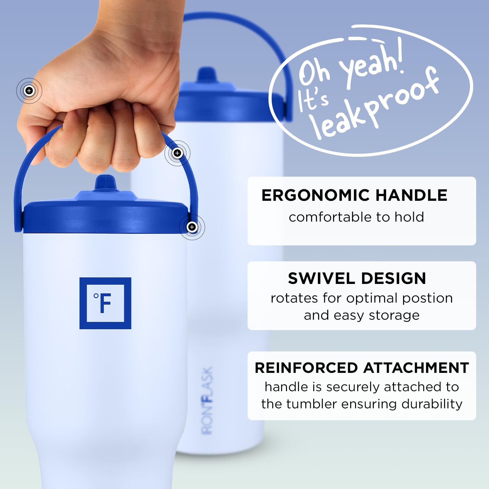 Foto 3 | Vaso De Agua Iron °flask Sidekick Con Aislamiento De Cachemir De 900 Ml - Venta Internacional.