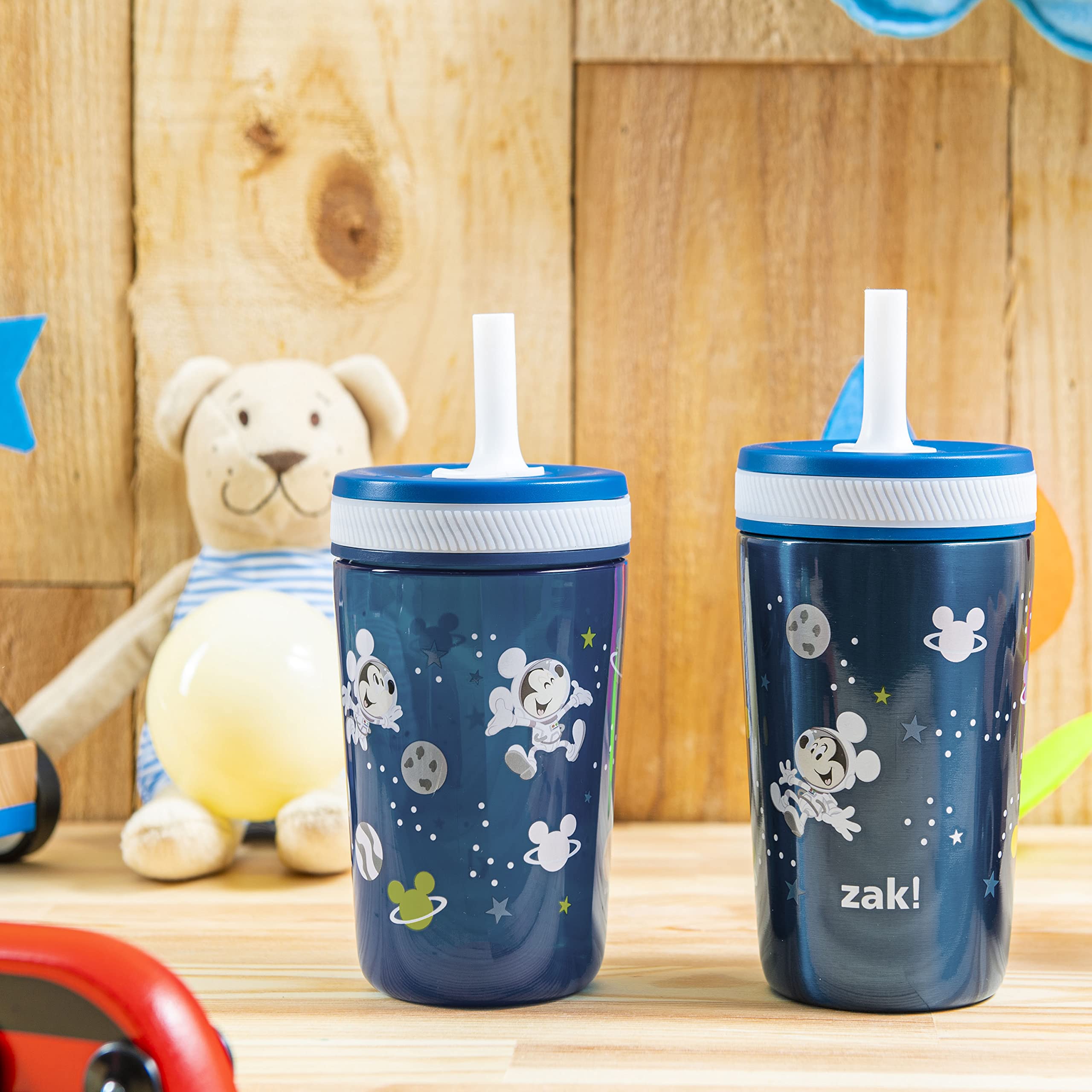 Foto 3 pulgar | Set De Vasos Zak Designs Disney Mickey Mouse Kelso Para Niños - Venta Internacional.