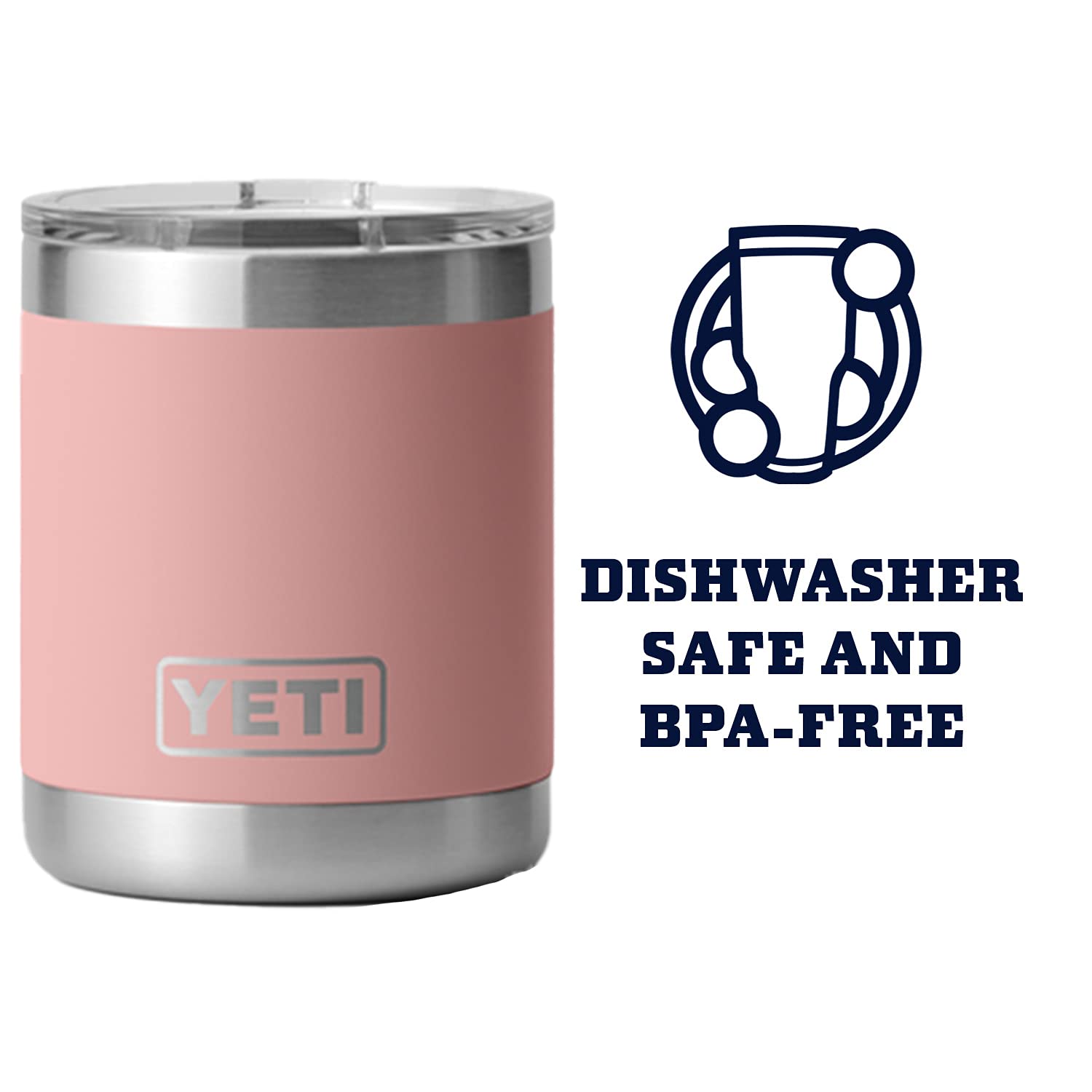 Foto 3 | Vaso Yeti Rambler Lowball De Acero Inoxidable Con Aislamiento Al Vacío De 300 Ml - Venta Internacional.