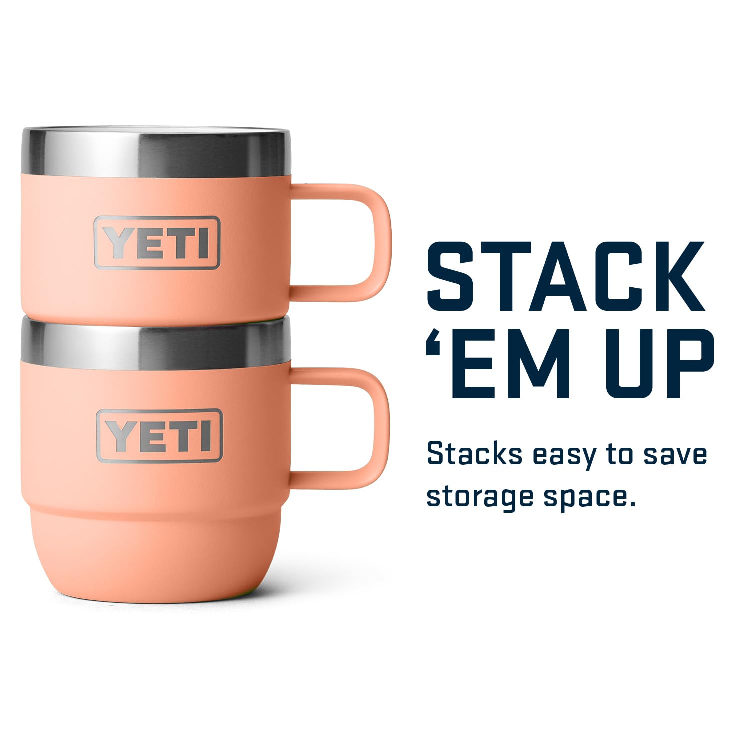 Foto 6 pulgar | Taza Yeti Rambler De Acero Inoxidable Con Aislamiento Al Vacío, 180 Ml, Paquete De 2 Unidades - Venta Internacional.