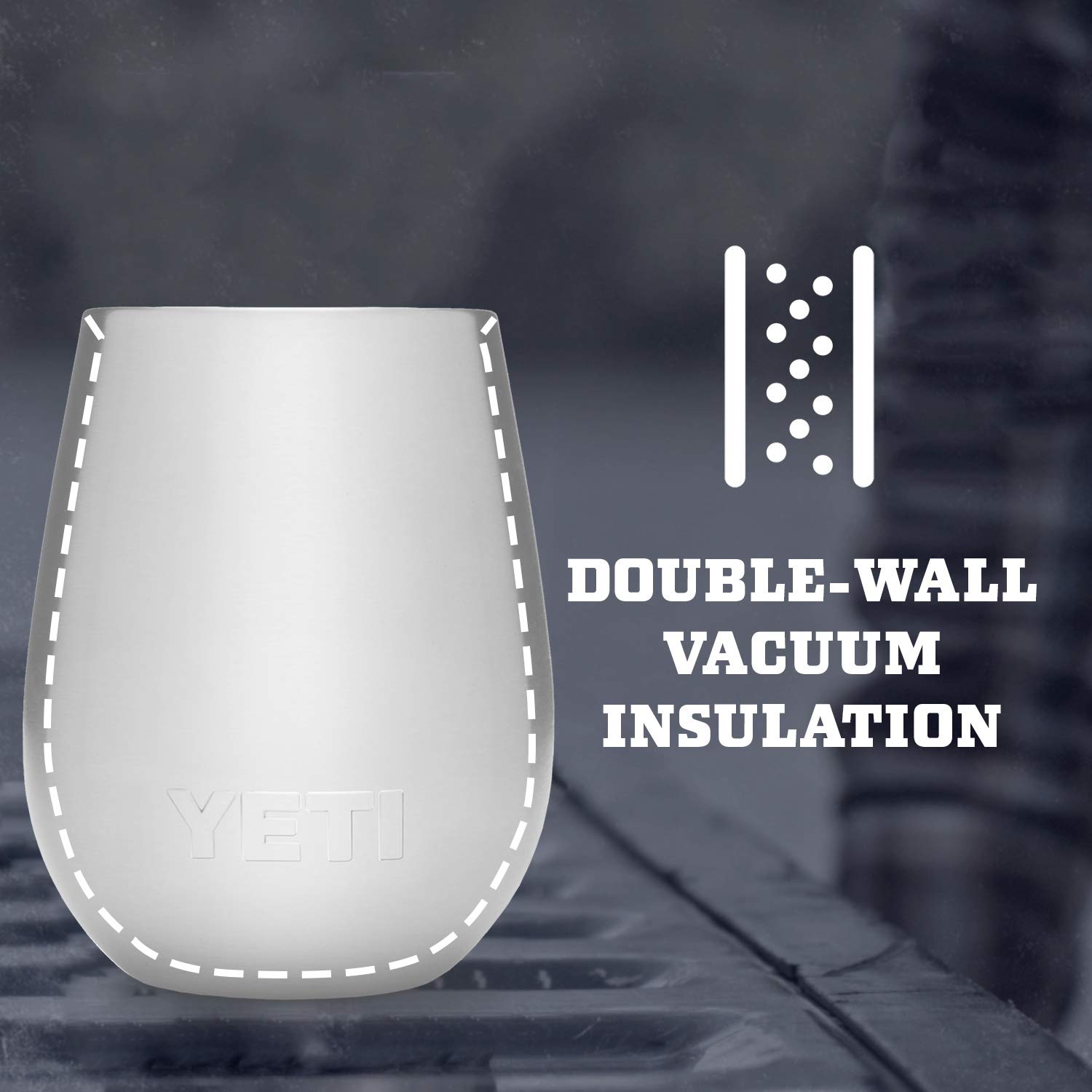 Foto 4 pulgar | Vaso De Vino Yeti Rambler De Acero Inoxidable Con Aislamiento Al Vacío De 300 Ml - Venta Internacional.