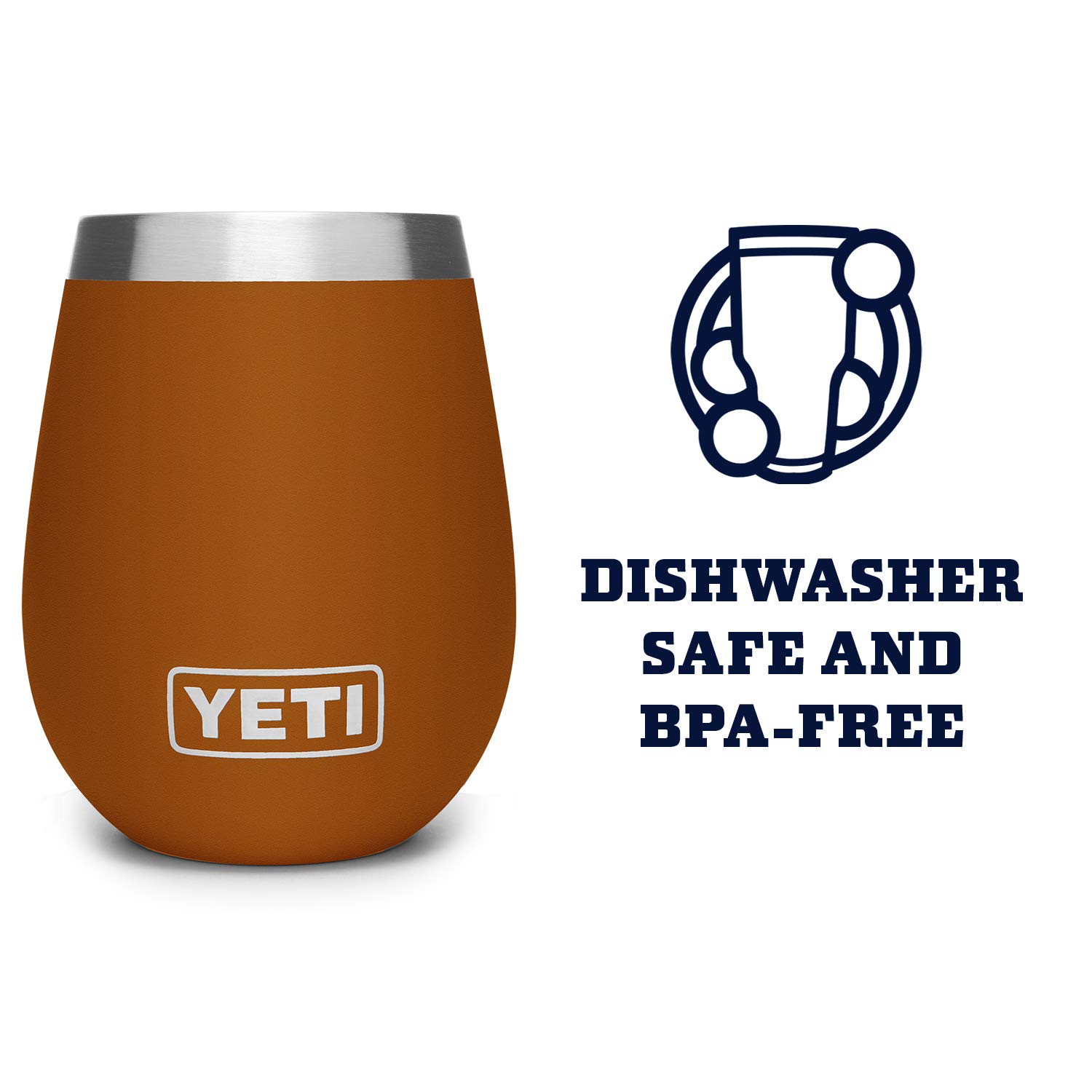 Foto 5 pulgar | Vaso De Vino Yeti Rambler De Acero Inoxidable Con Aislamiento Al Vacío De 300 Ml - Venta Internacional.