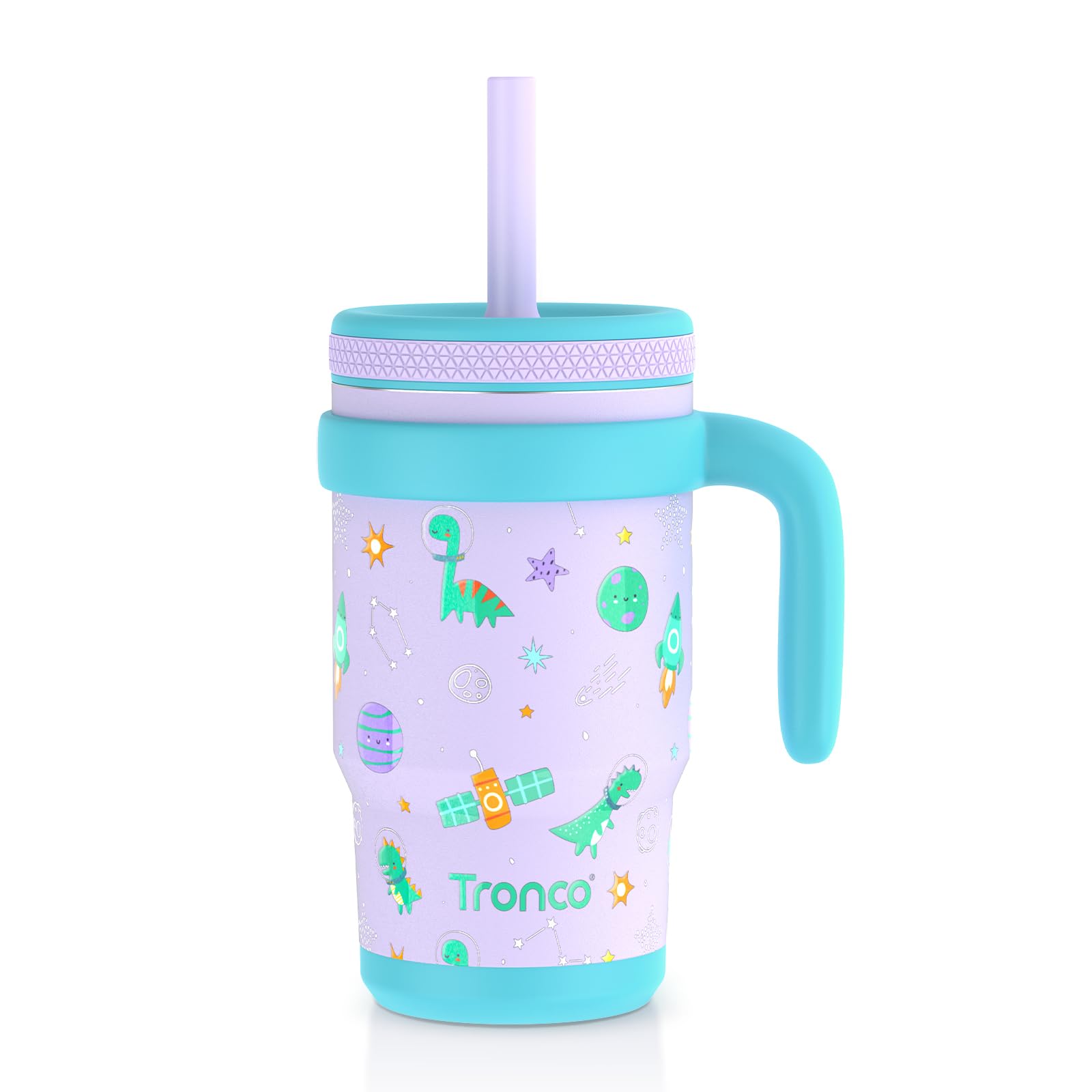 Foto 2 pulgar | Vaso Aislante Para Niños Tronco De 414 Ml Con Asa Y Pajita - Venta Internacional.