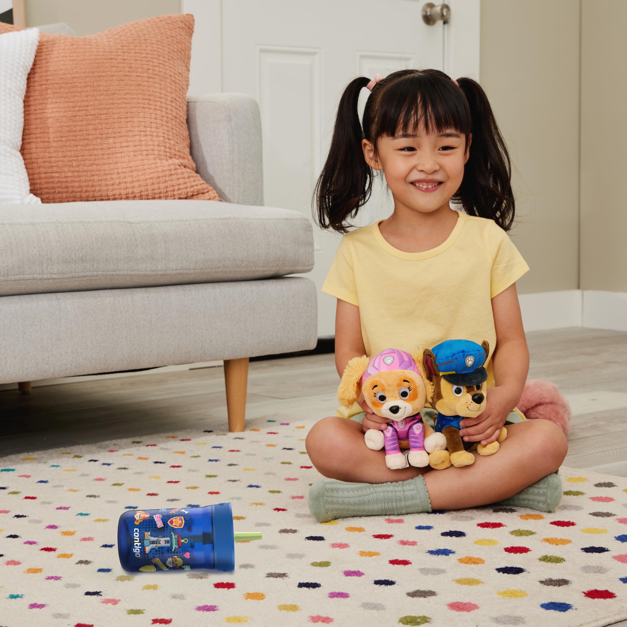 Foto 4 pulgar | Vaso Contigo Kids Leighton A Prueba De Derrames Paw Patrol, 400 Ml - Venta Internacional.