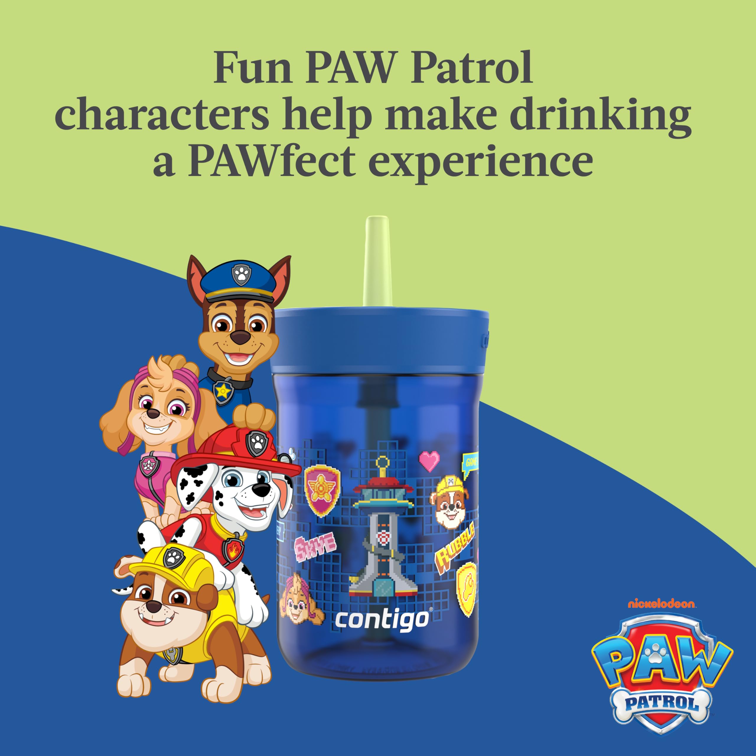 Foto 7 pulgar | Vaso Contigo Kids Leighton A Prueba De Derrames Paw Patrol, 400 Ml - Venta Internacional.