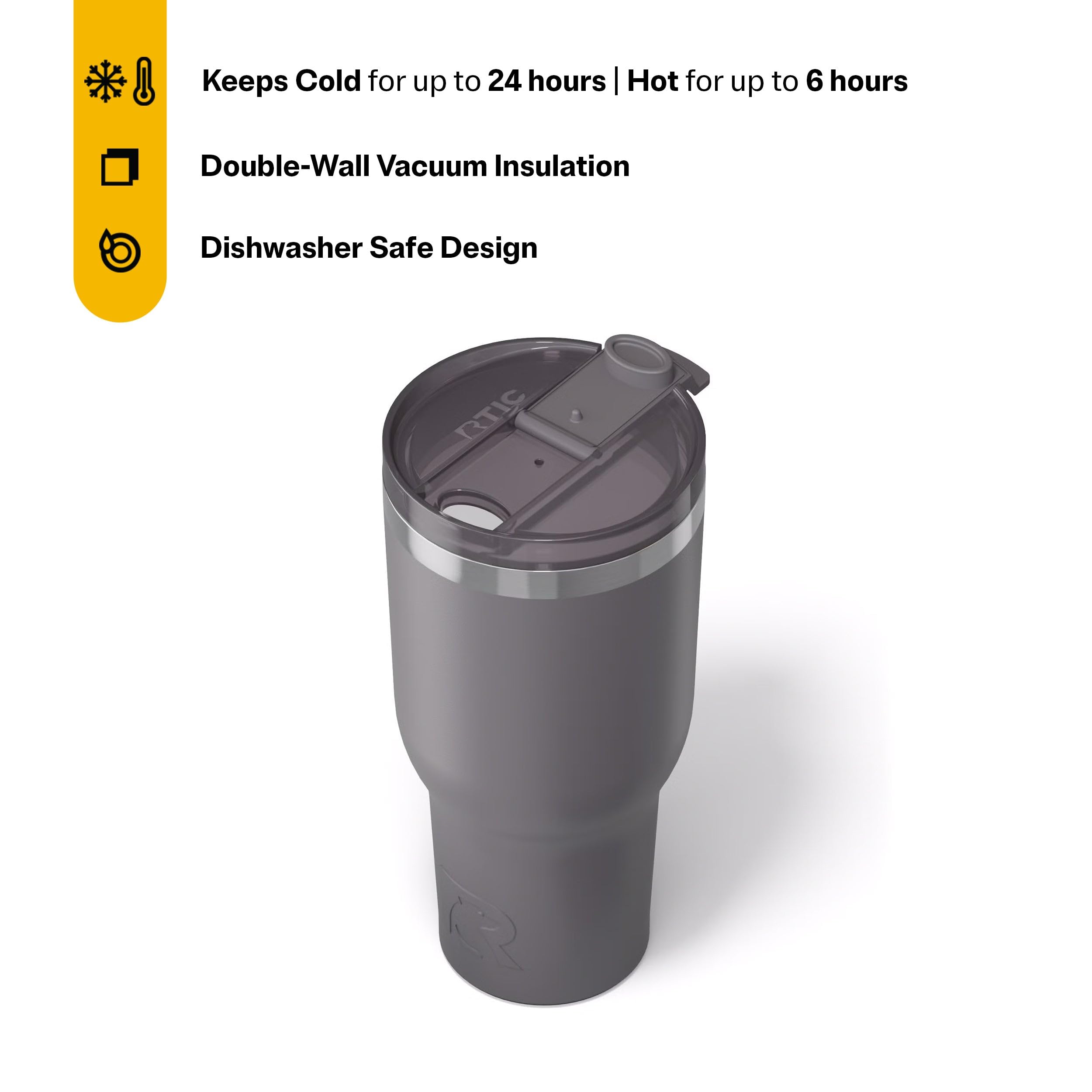Foto 4 pulgar | Vaso Rtic Essential 1.18l Grafito Acero Inoxidable - Venta Internacional