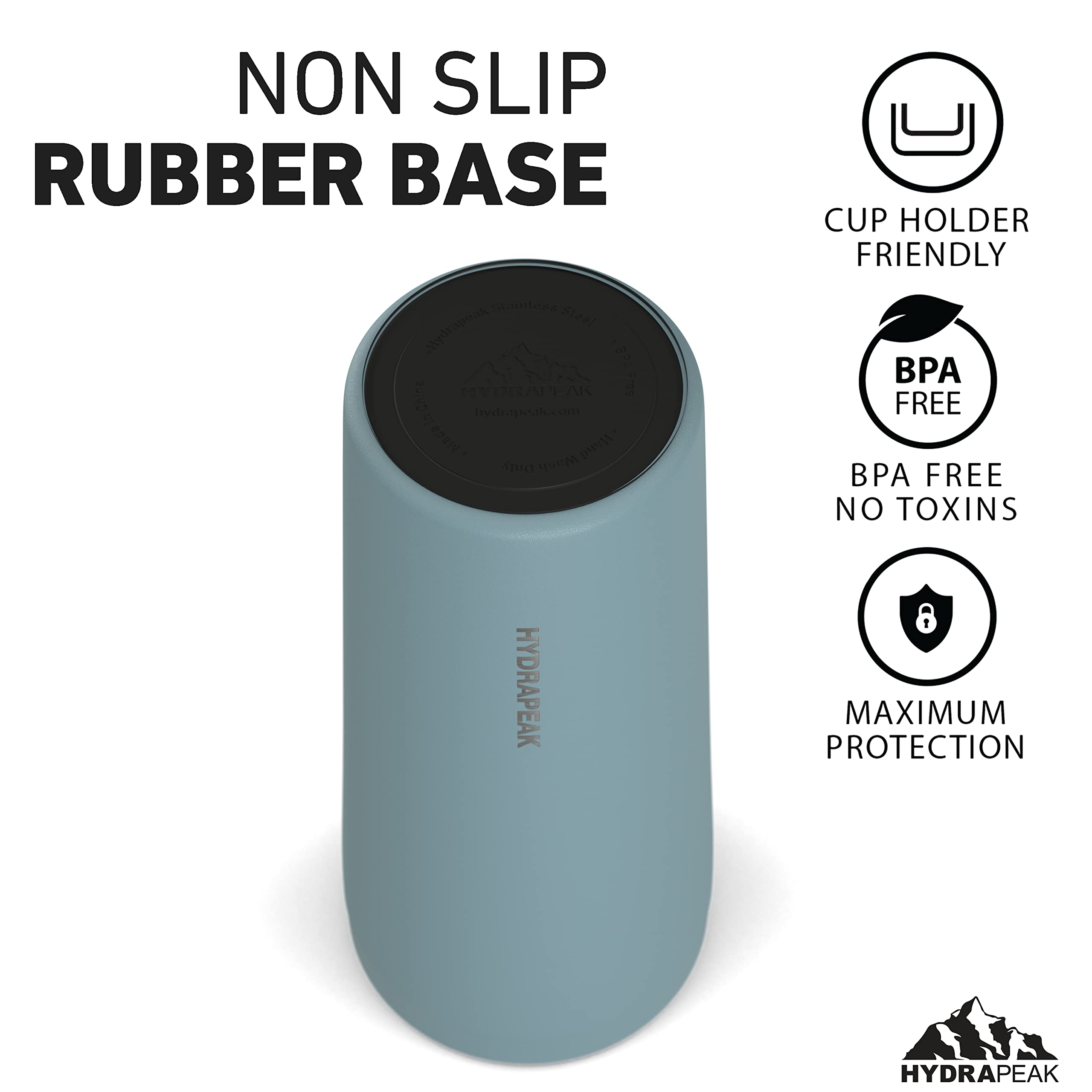 Foto 4 pulgar | Taza De Viaje Aislante Hydrapeak De Acero Inoxidable, 750 Ml, Azul - Venta Internacional.