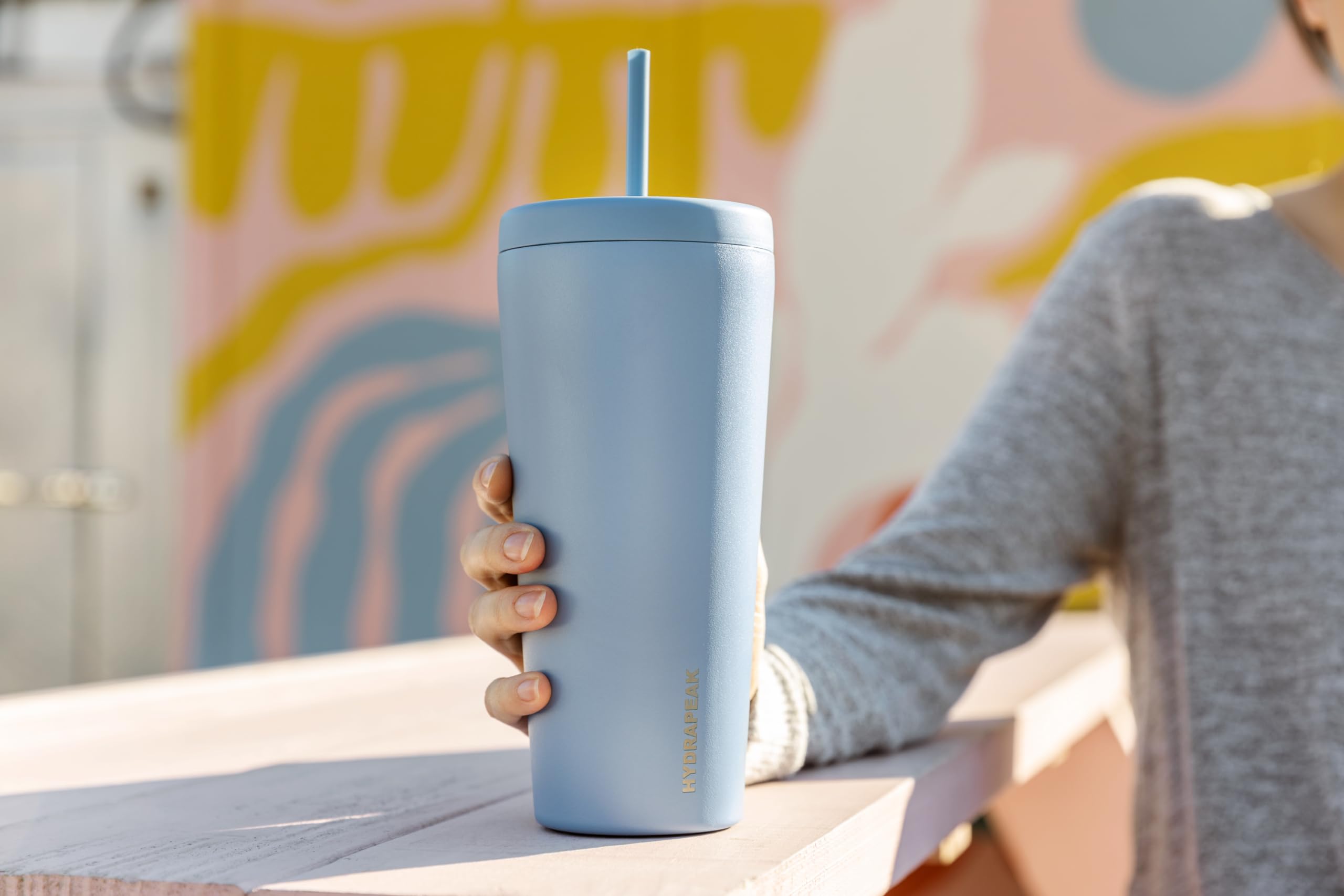 Foto 7 | Taza De Viaje Aislante Hydrapeak De Acero Inoxidable, 750 Ml, Azul - Venta Internacional.
