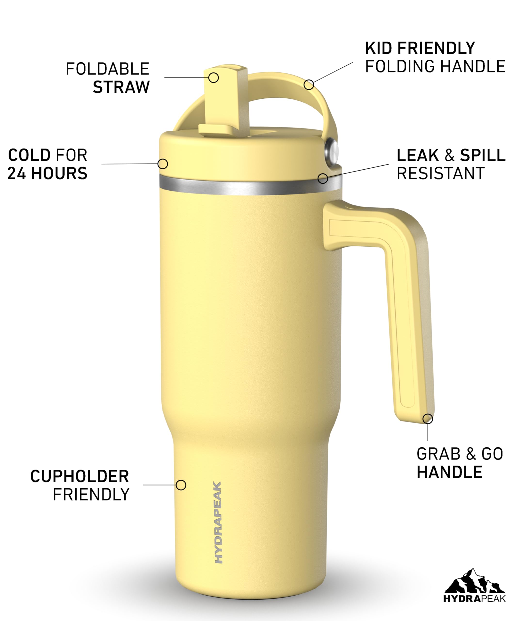 Foto 3 pulgar | Botella De Agua Hydrapeak Kids Voyager 530 Ml De Acero Inoxidable - Venta Internacional.
