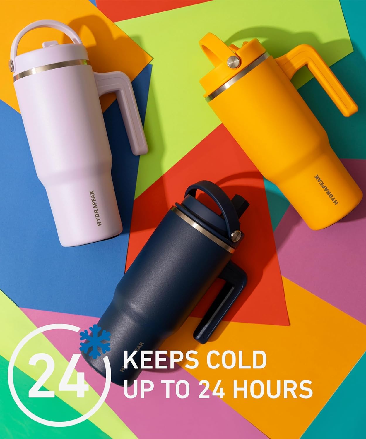 Foto 5 pulgar | Botella De Agua Hydrapeak Kids Voyager 530 Ml Con Asa Y Pajita - Venta Internacional.