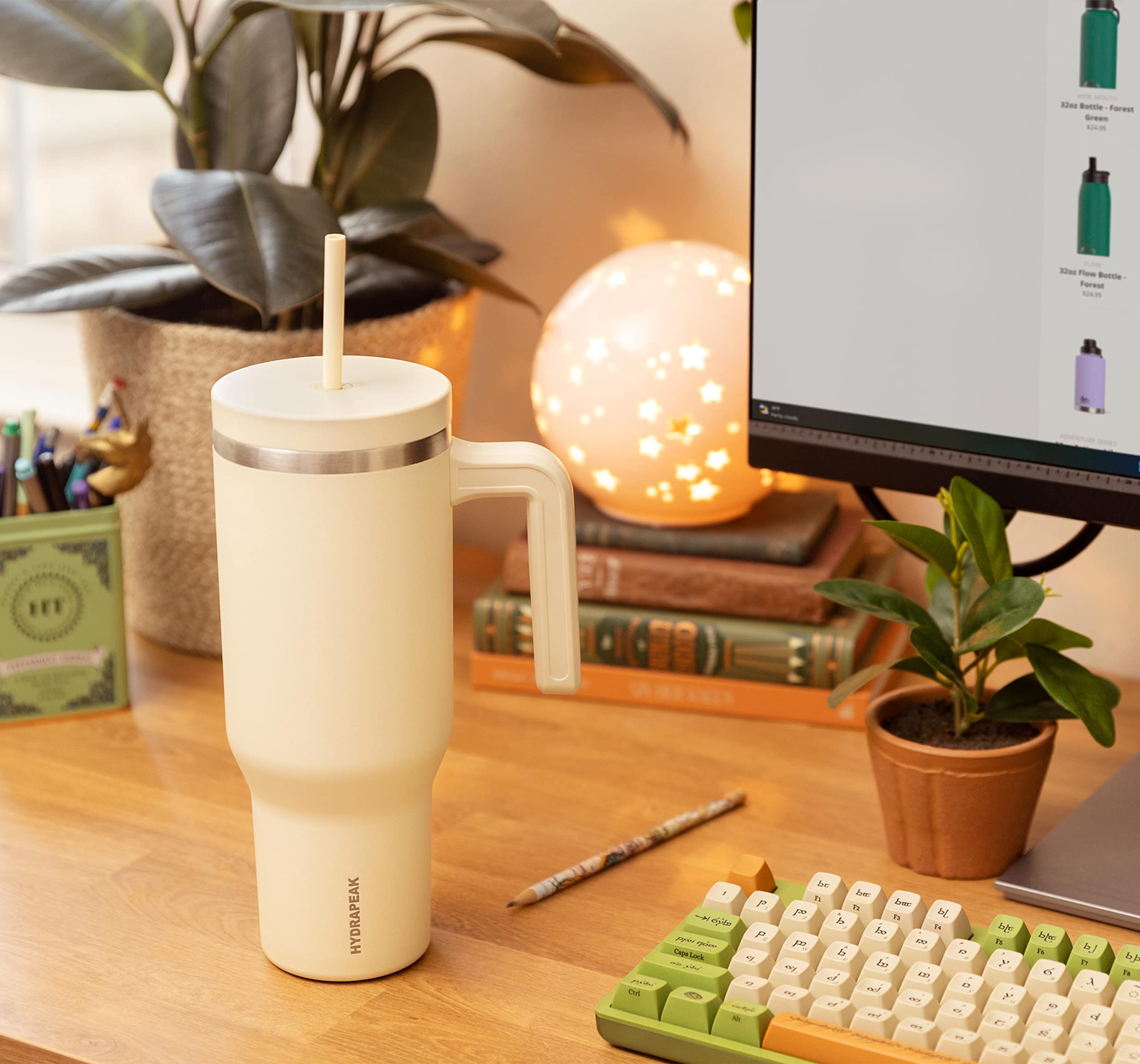 Foto 8 pulgar | Vaso Aislante Hydrapeak Voyager De 1,2 L Con Pajita Y Asa - Venta Internacional.