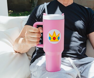 Foto 7 | Vaso De Viaje Pyramid America Super Mario Princess Peach, 1 L - Venta Internacional.